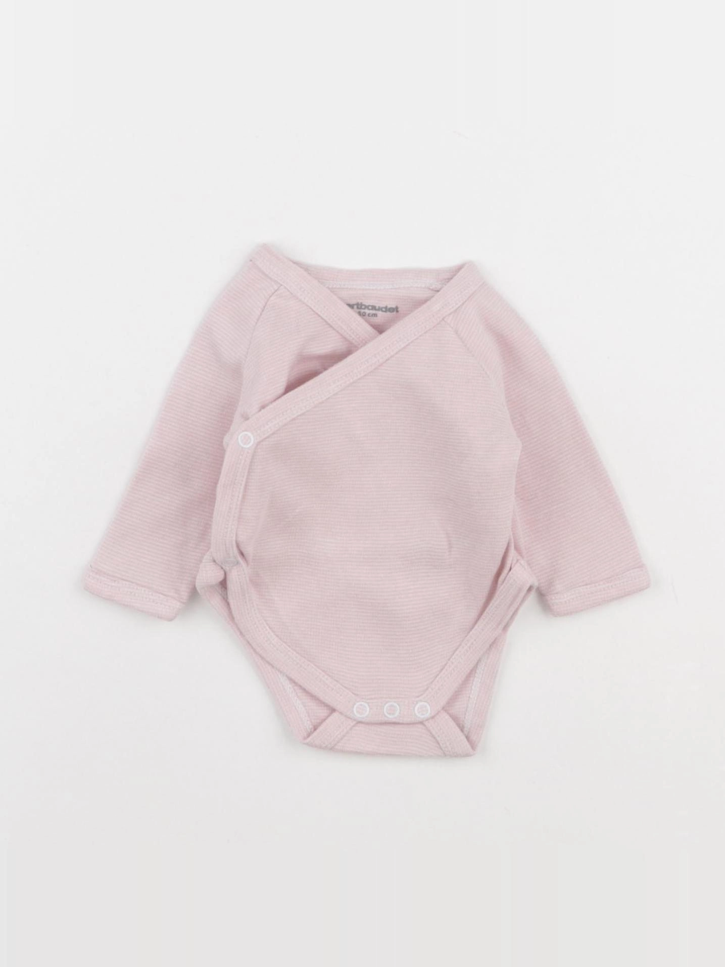 Vertbaudet - body rose - 0 mois