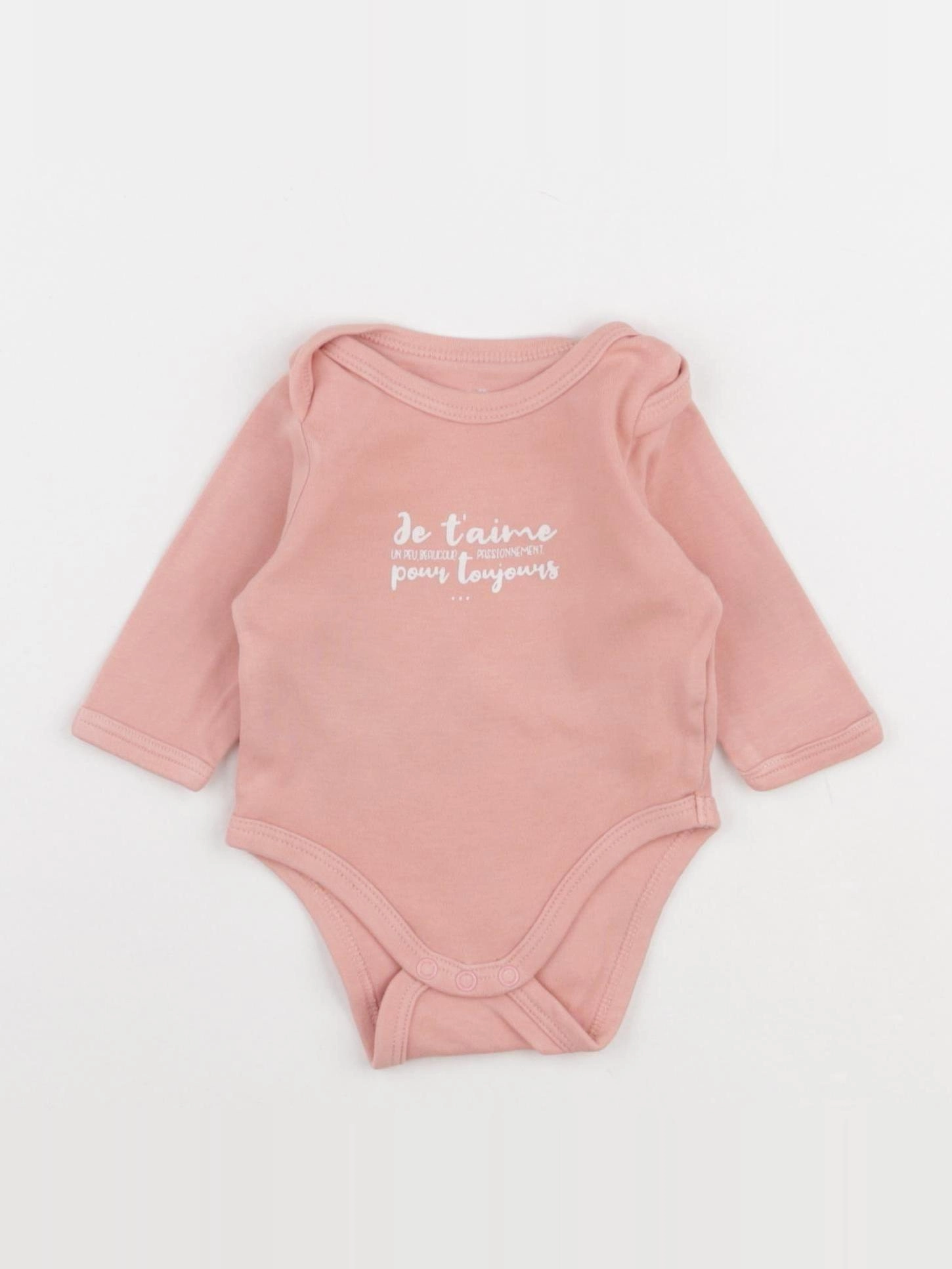 Vertbaudet - body rose - 1 mois