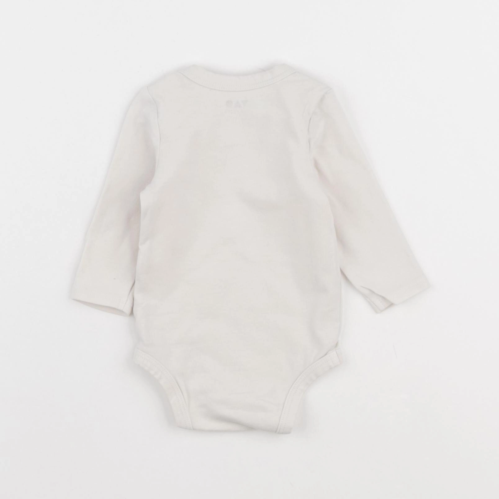 Tape à l'oeil - body beige - 1 mois