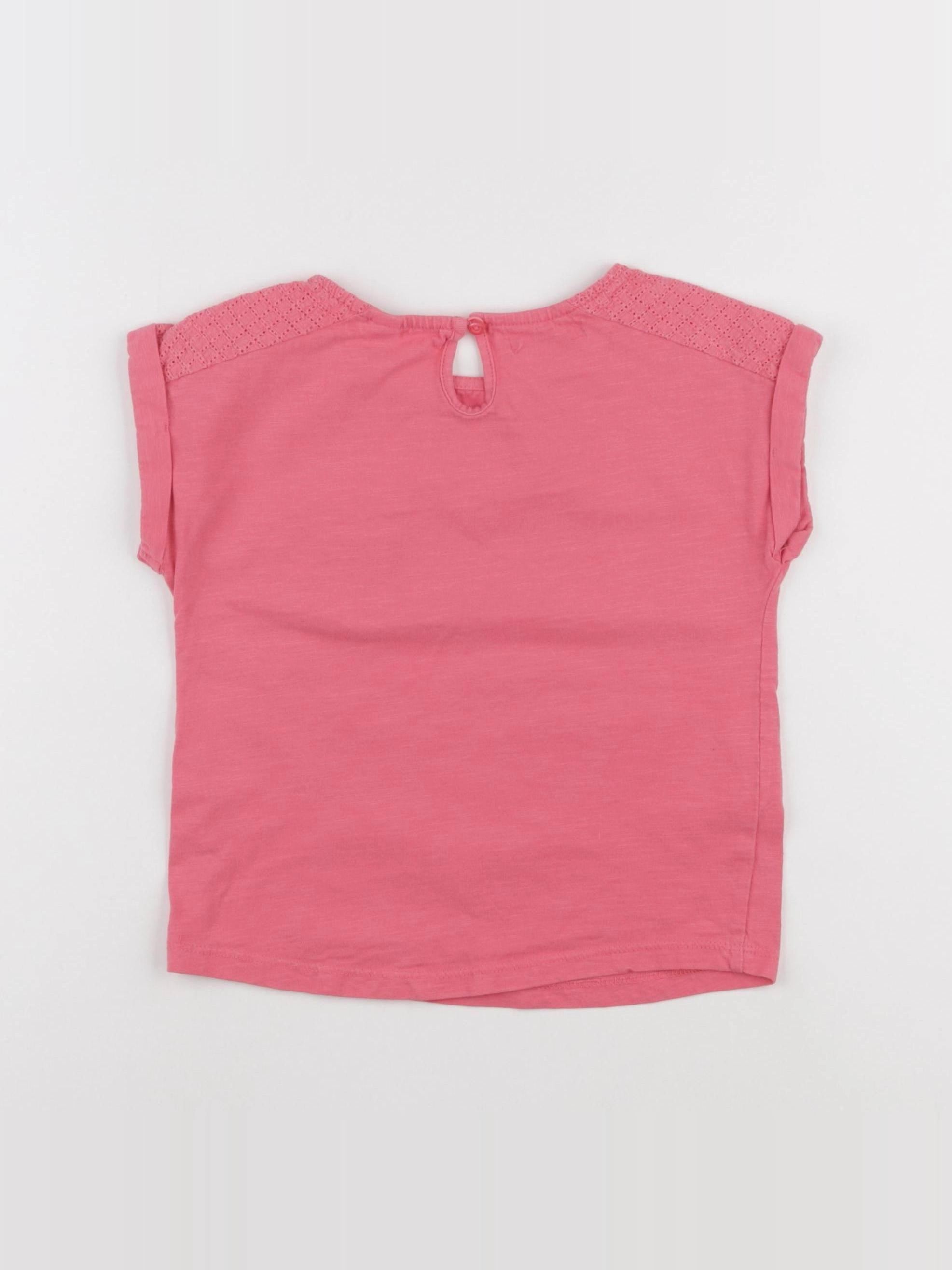 Okaidi - tee-shirt rose - 6 ans