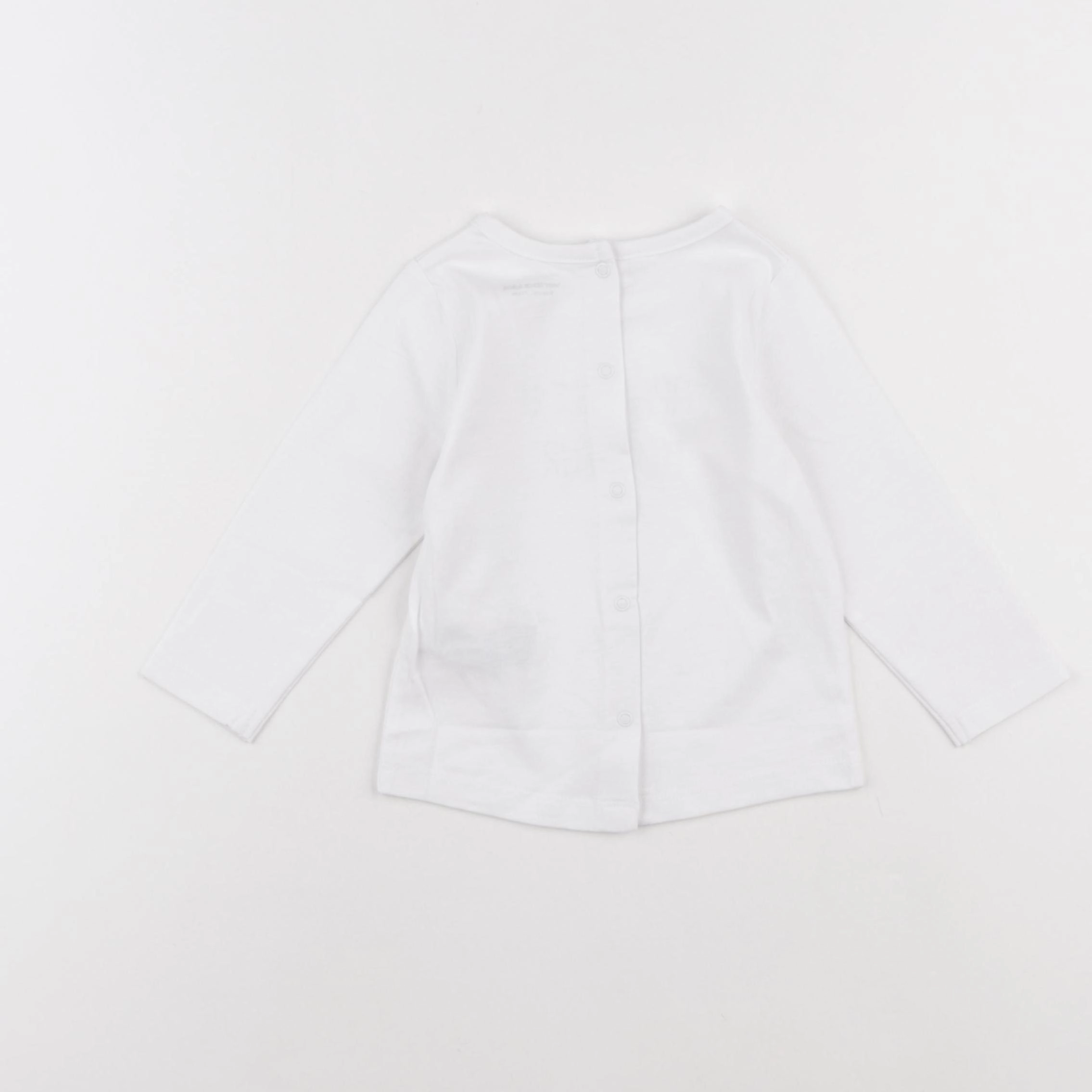 Vertbaudet - tee-shirt blanc - 9 mois