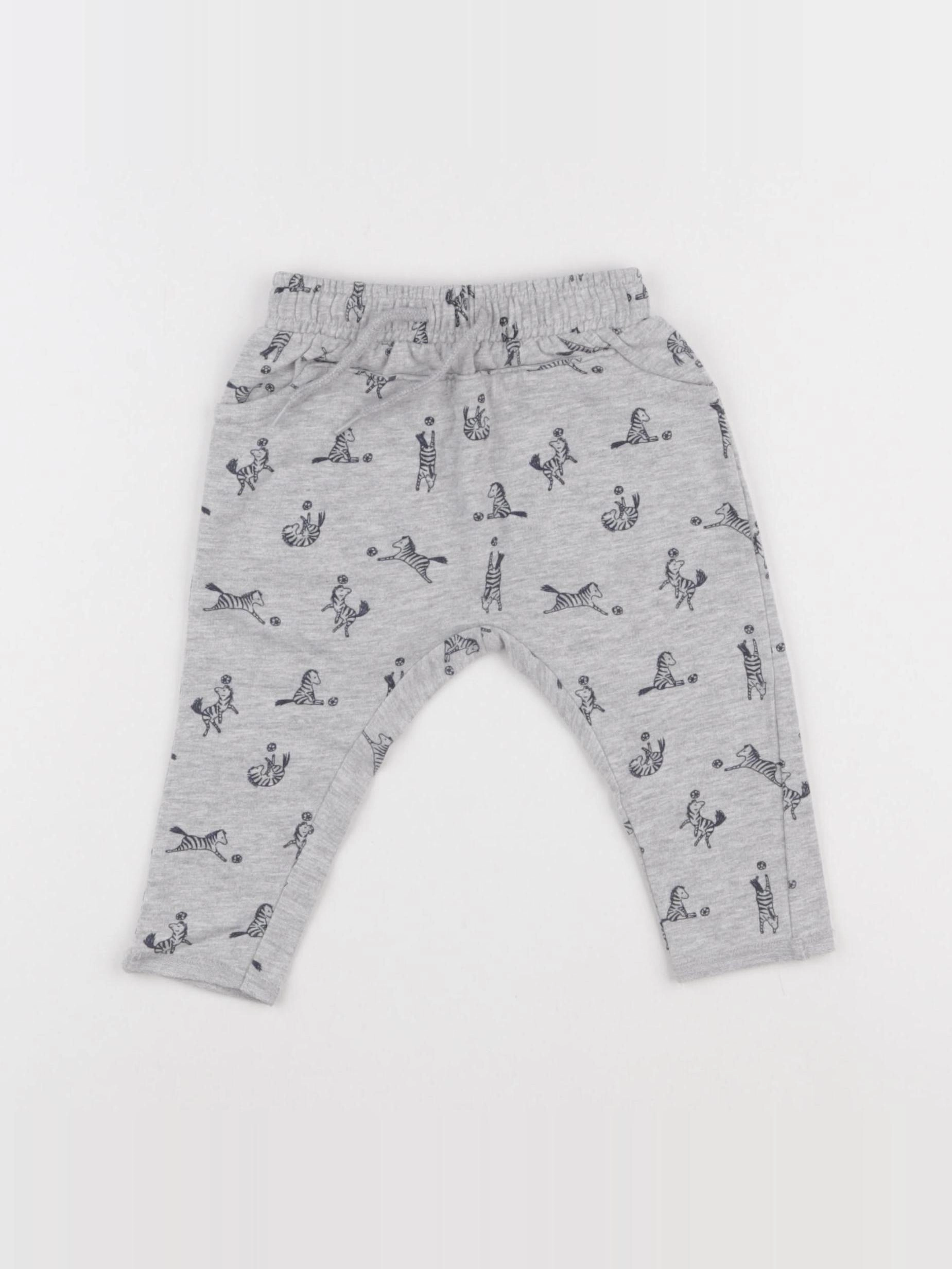 Vertbaudet - jogging gris - 6 mois
