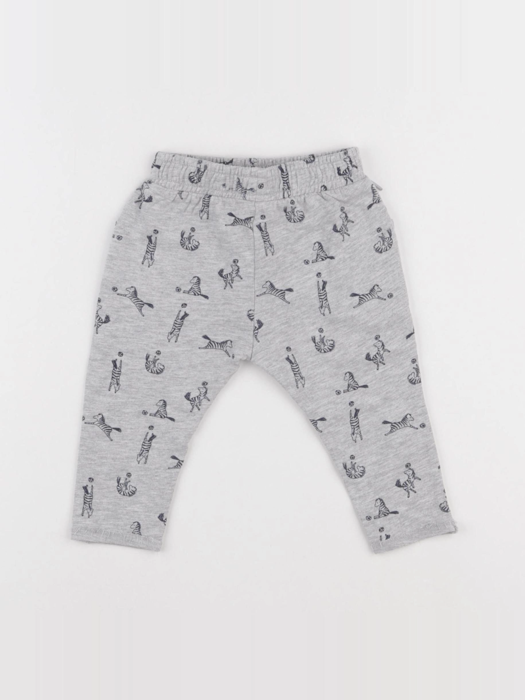 Vertbaudet - jogging gris - 6 mois