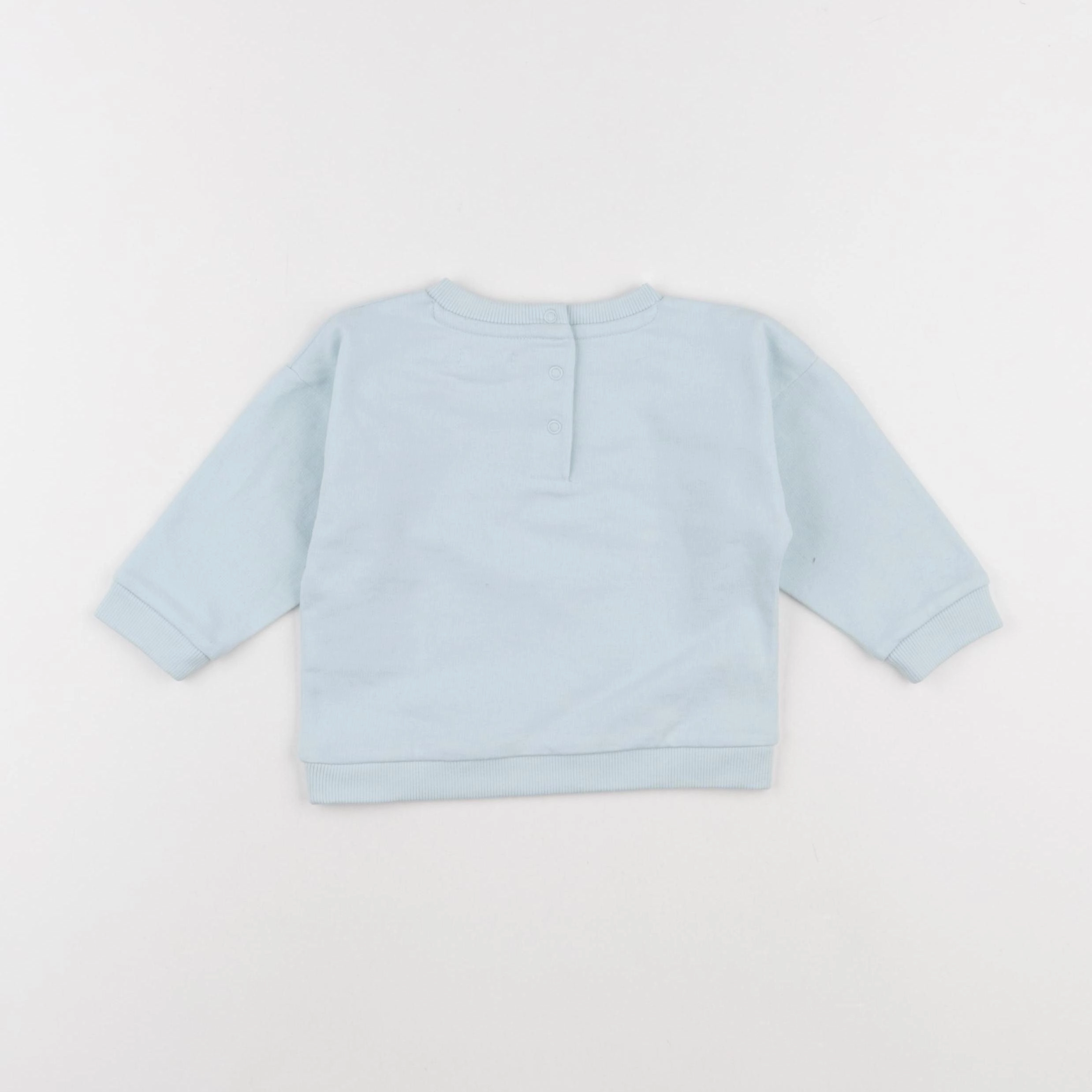 Vertbaudet - sweat bleu - 9 mois