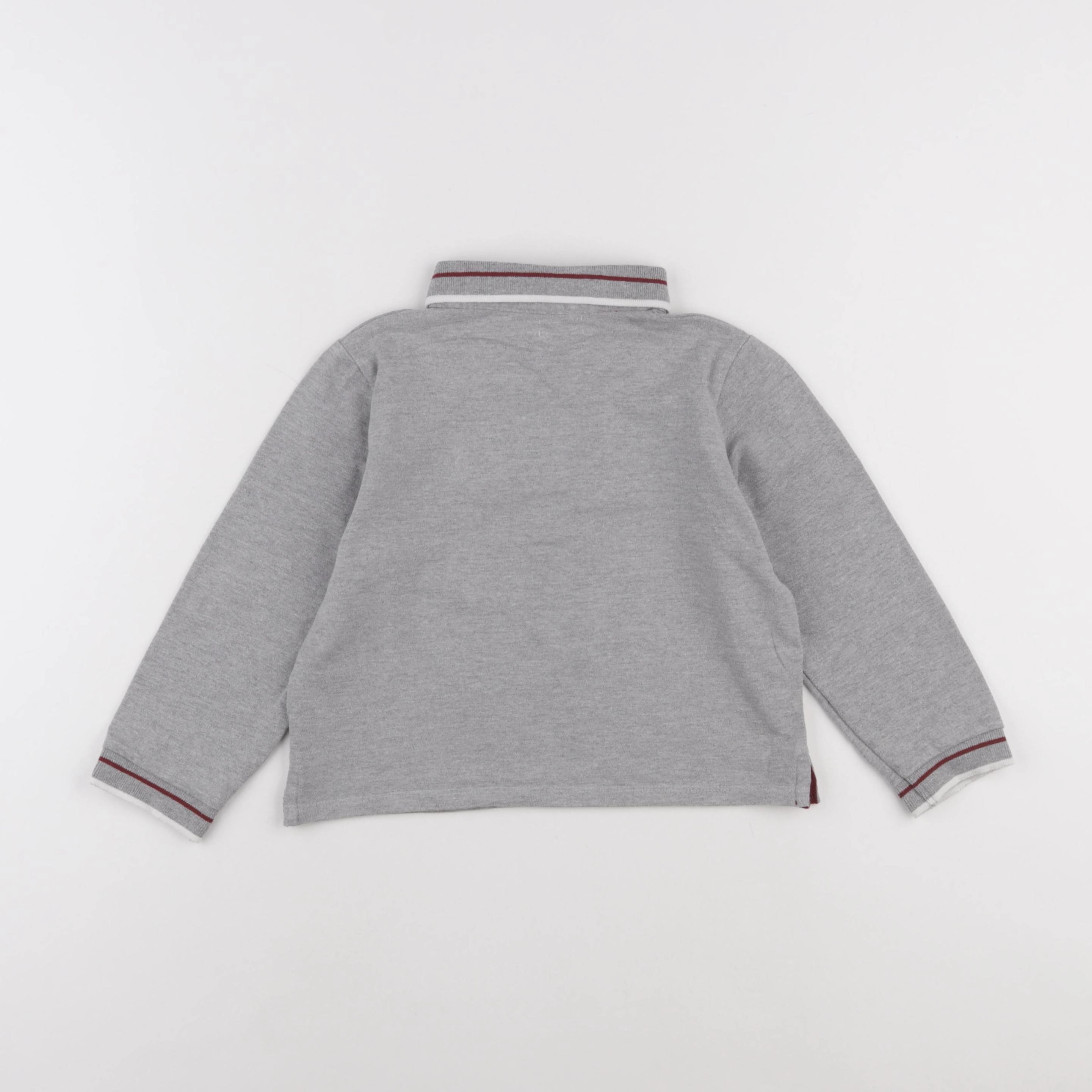 Eden & Victor - polo gris - 5 ans
