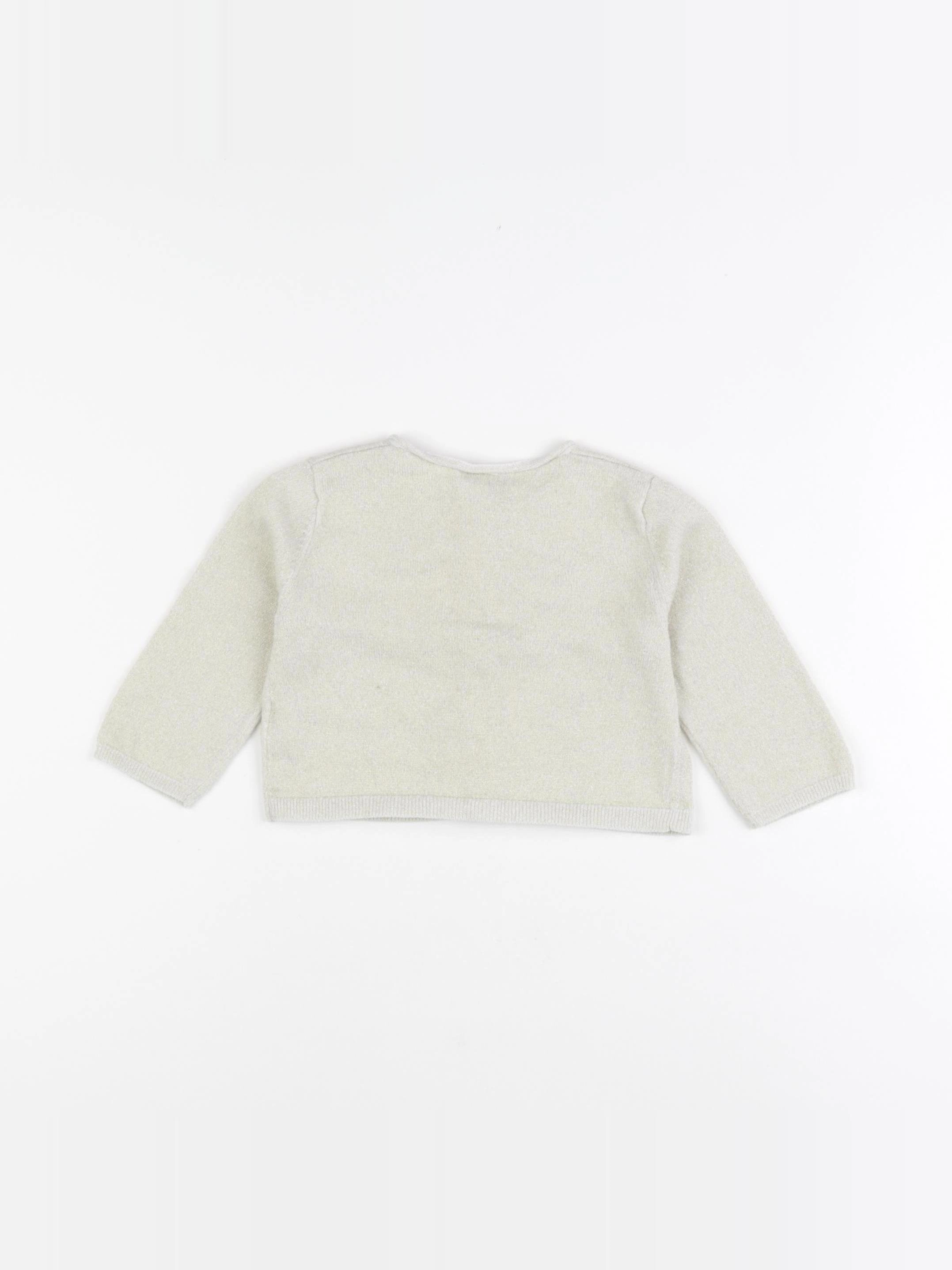 Petit Bateau - gilet or - 12 mois