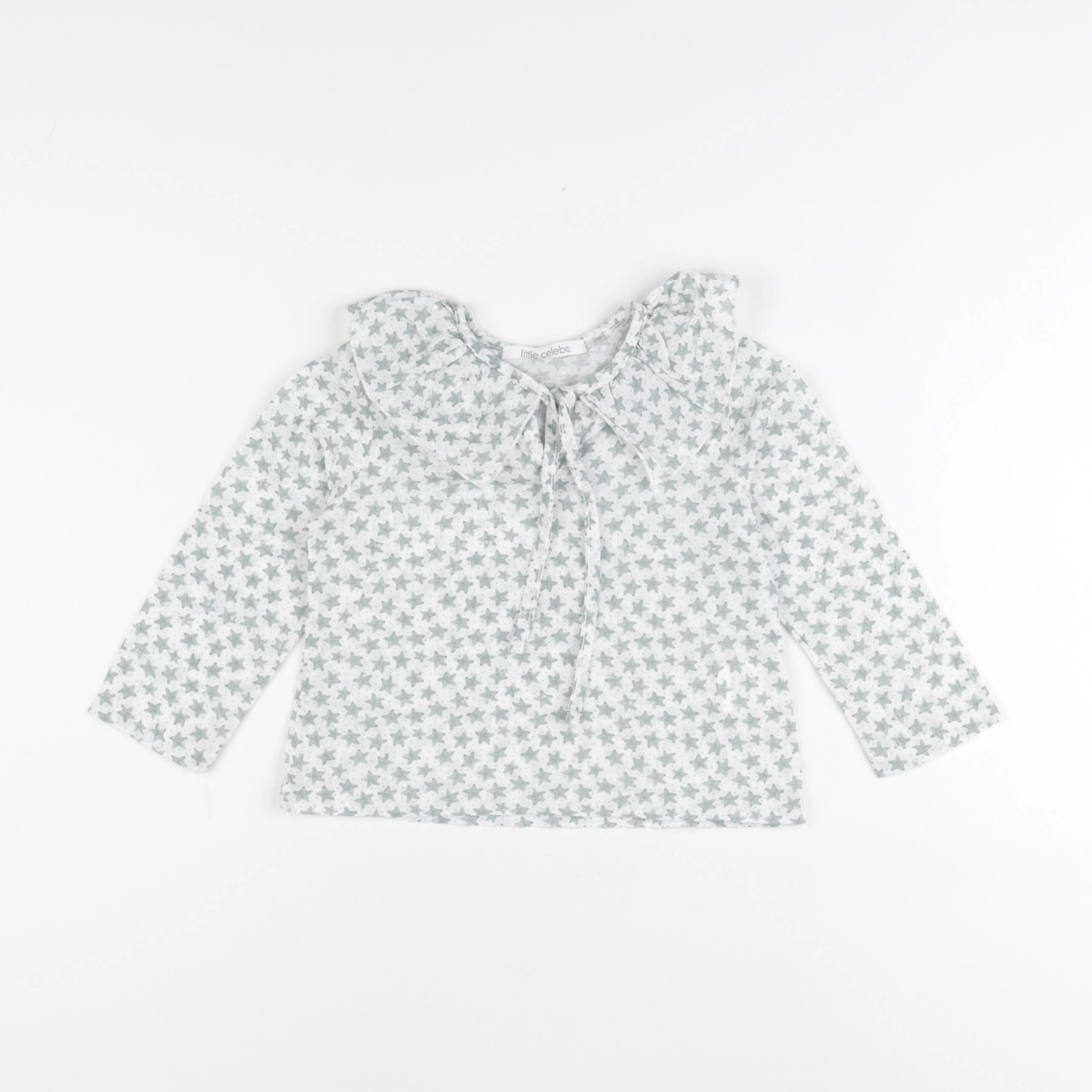 Little Celebs - blouse blanc, vert - 2 ans