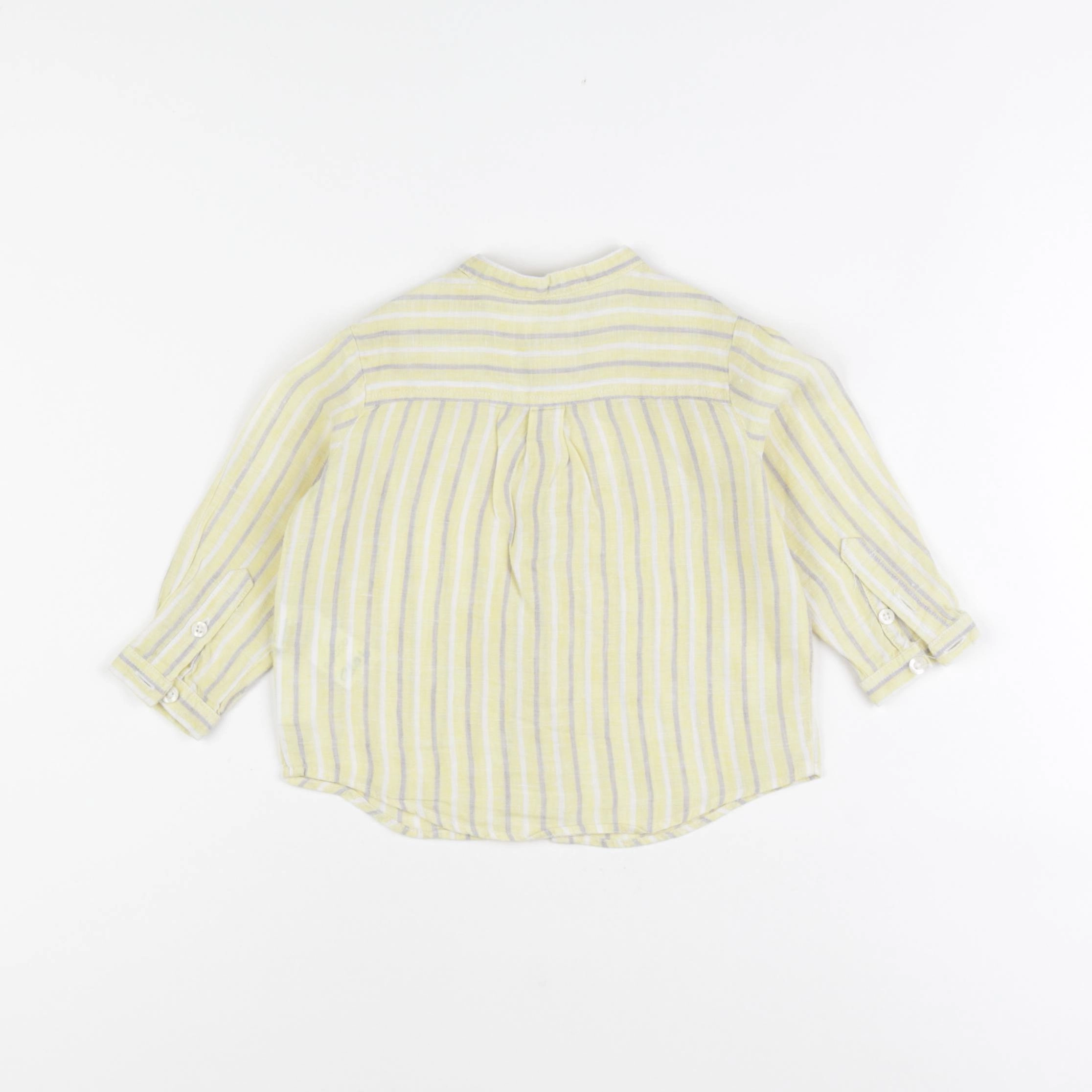 Gocco - chemise jaune - 6/9 mois