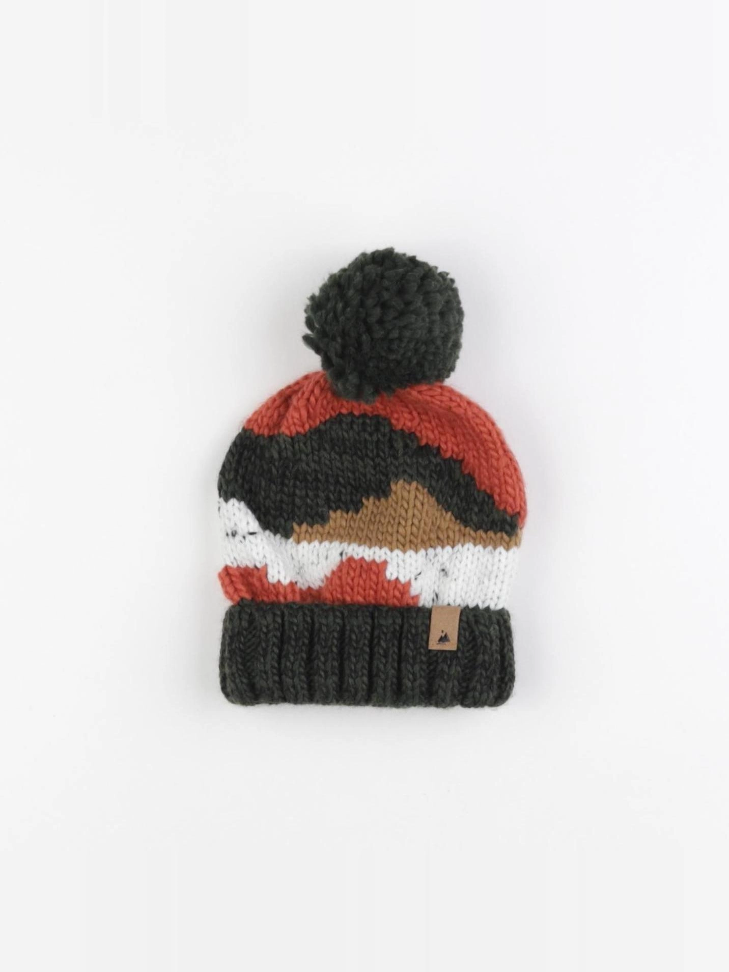 Tape à l'oeil - bonnet vert, rouge - 2/4 ans
