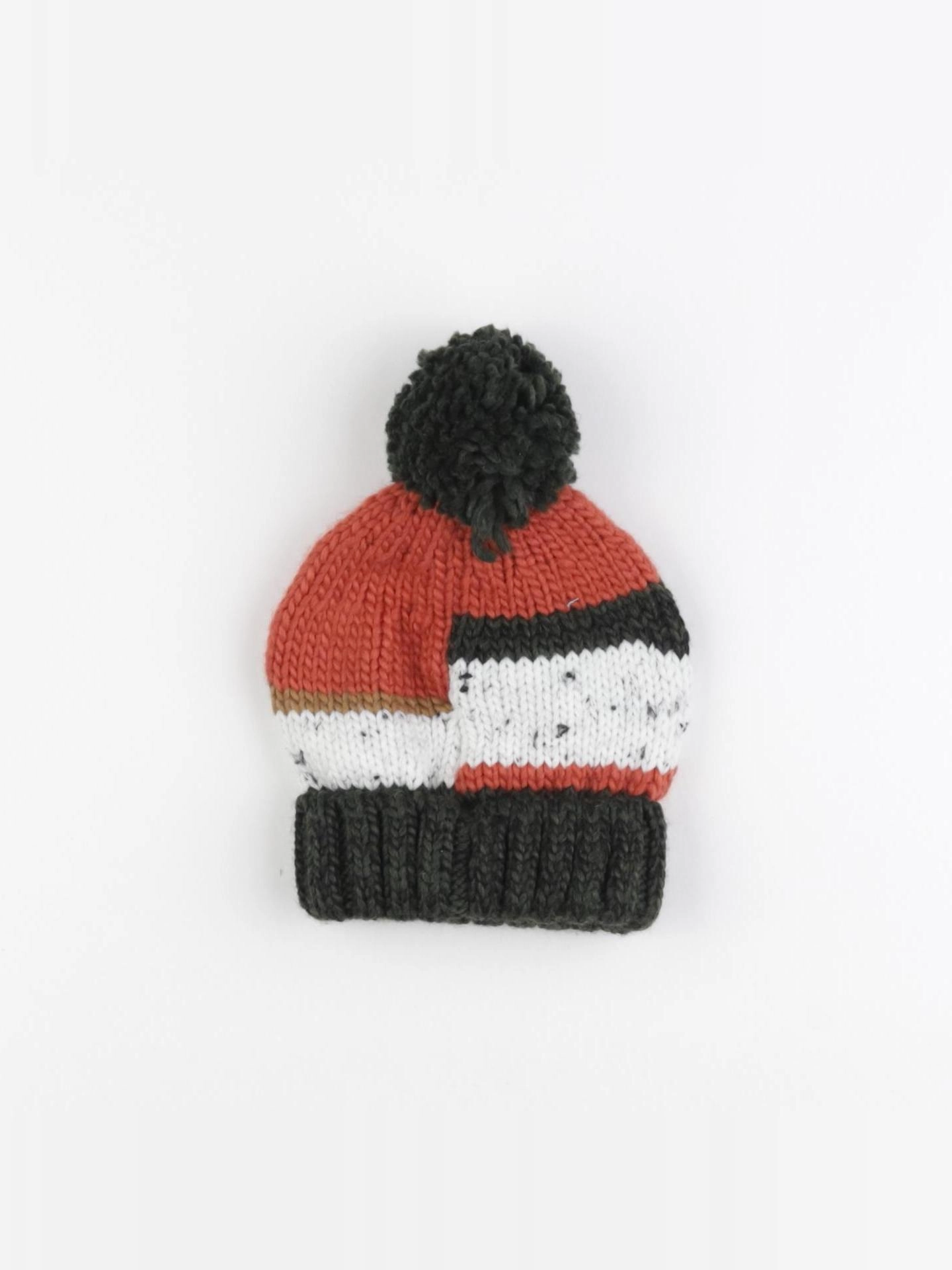 Tape à l'oeil - bonnet vert, rouge - 2/4 ans
