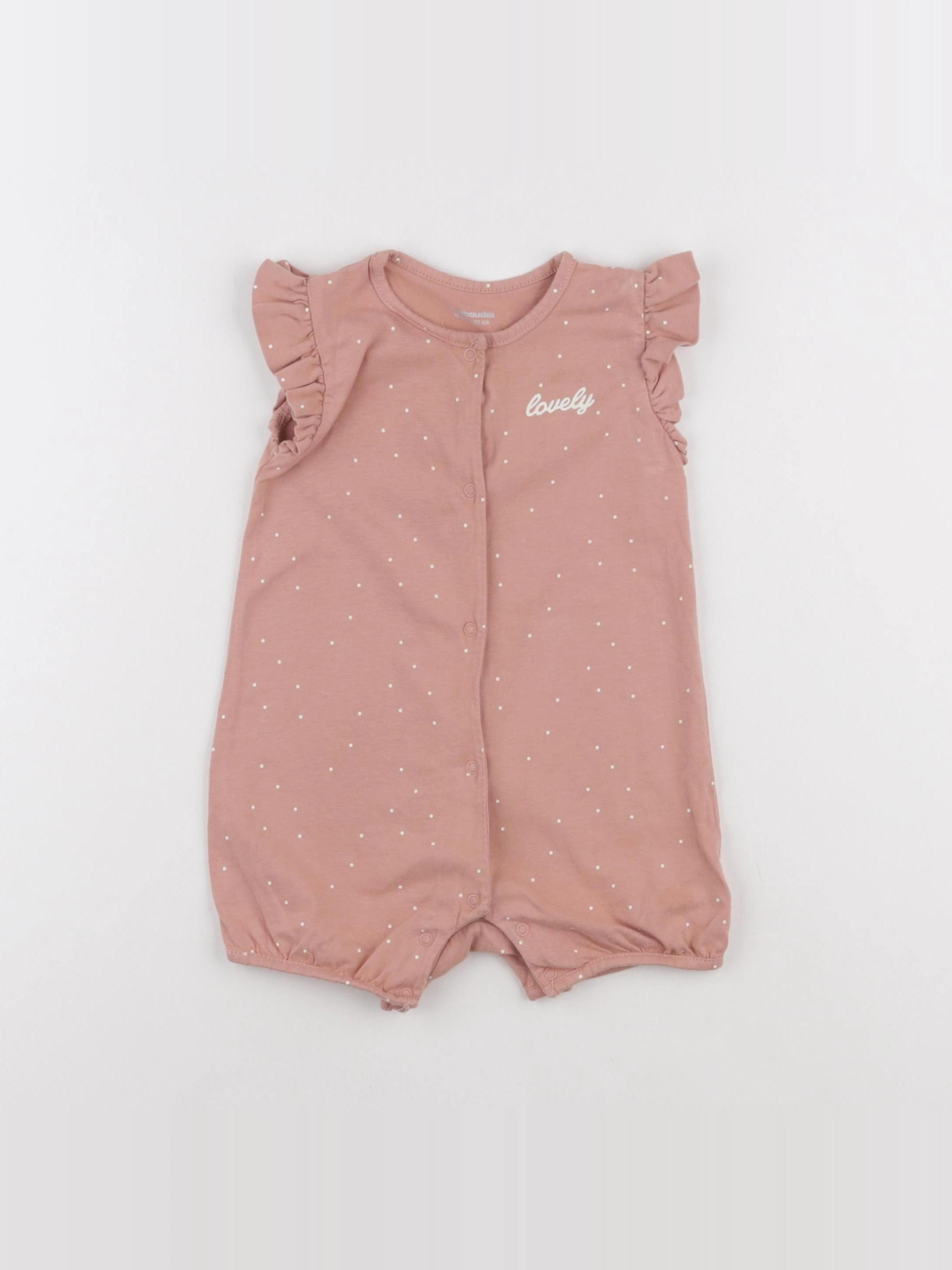 Vertbaudet - pyjama coton rose - 18 mois
