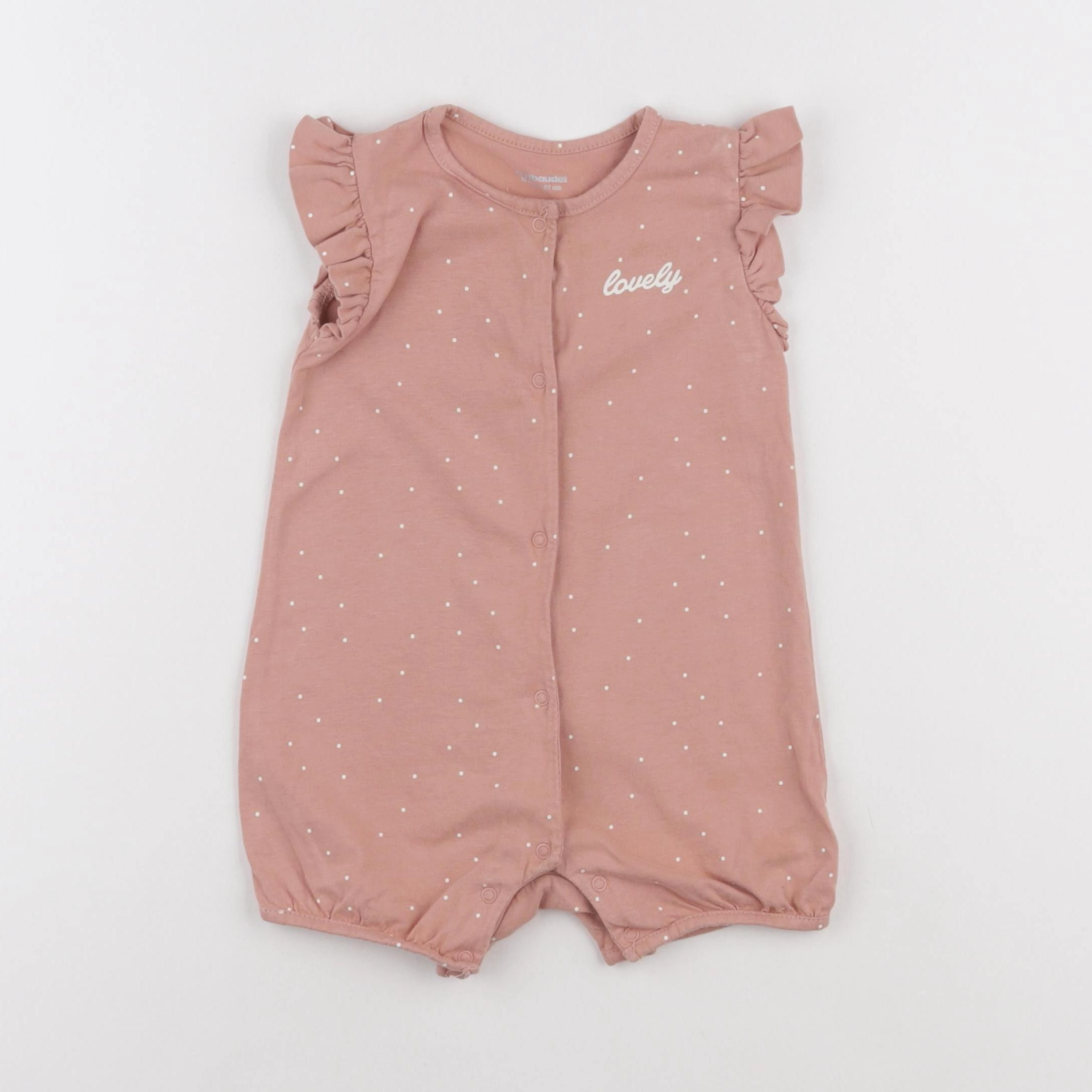 Vertbaudet - pyjama coton rose - 18 mois