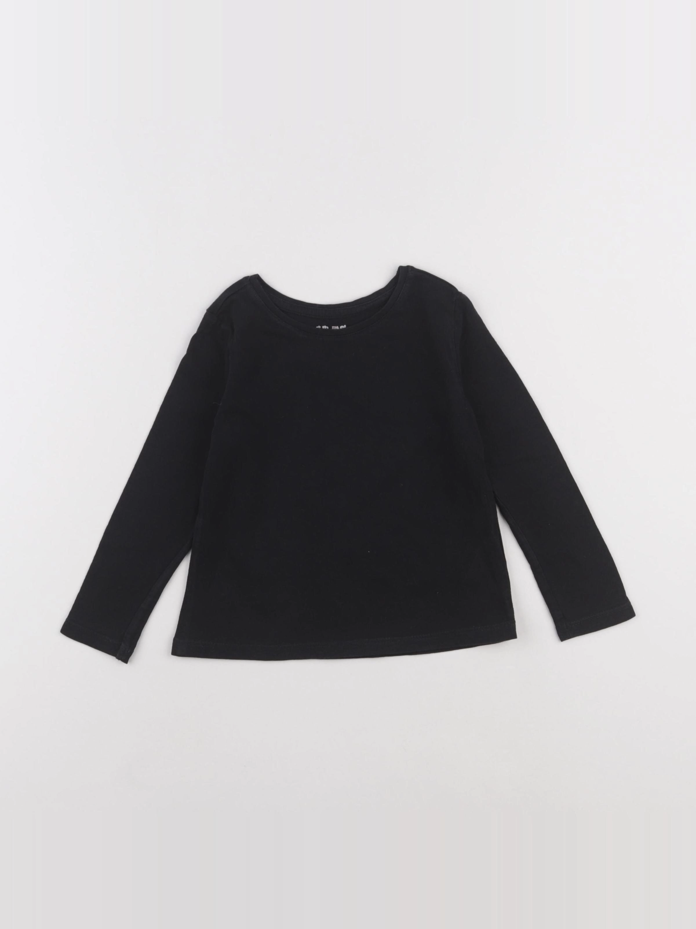 Vertbaudet - tee-shirt noir - 3 ans