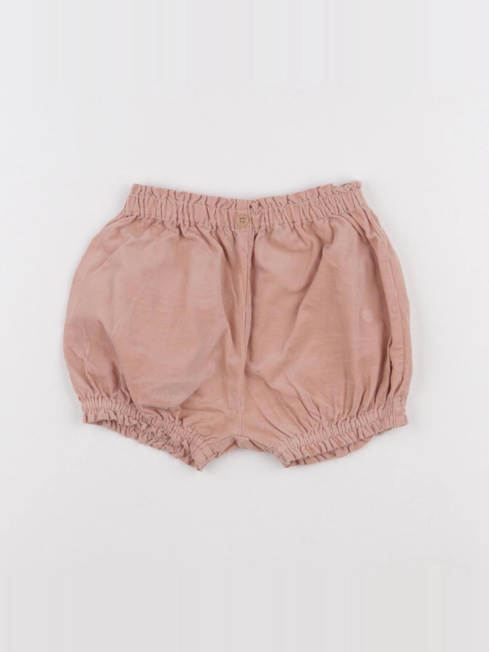 Vertbaudet - short rose - 18 mois