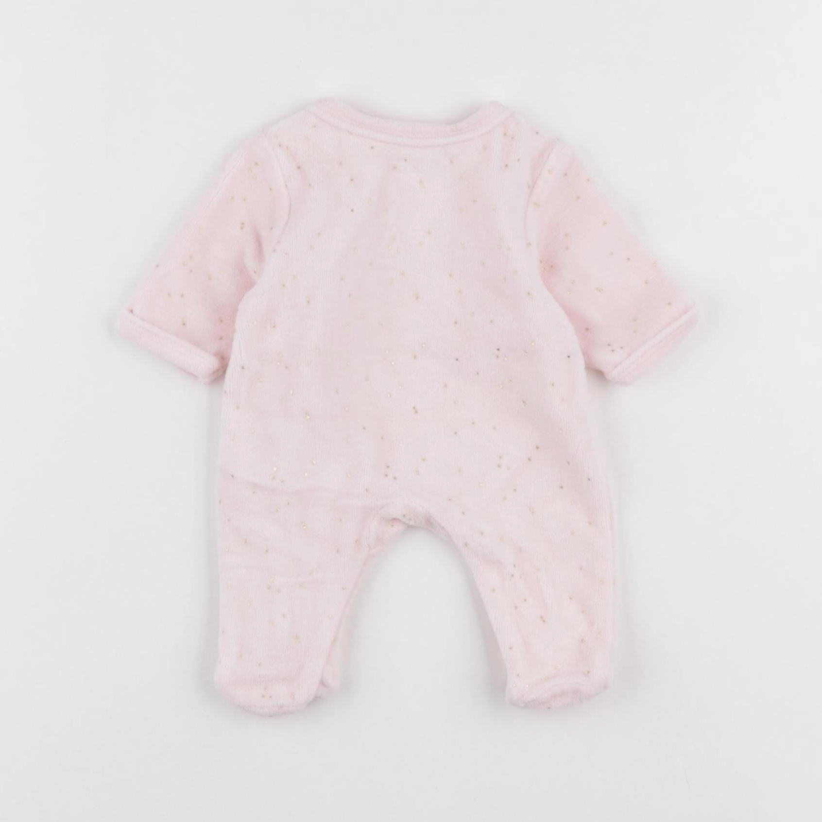 Vertbaudet - pyjama velours rose - Prématuré