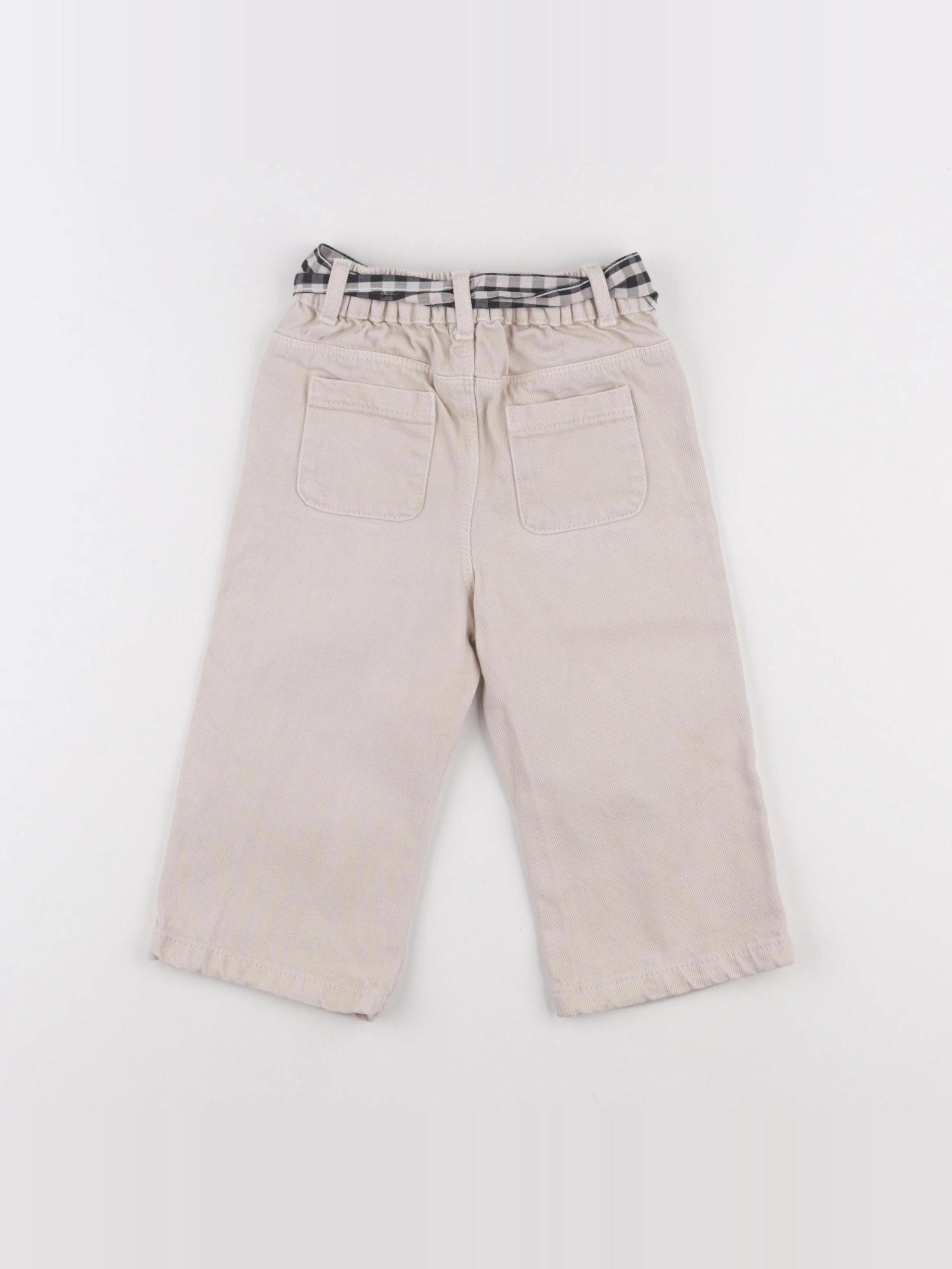 Vertbaudet - jean beige - 24 mois