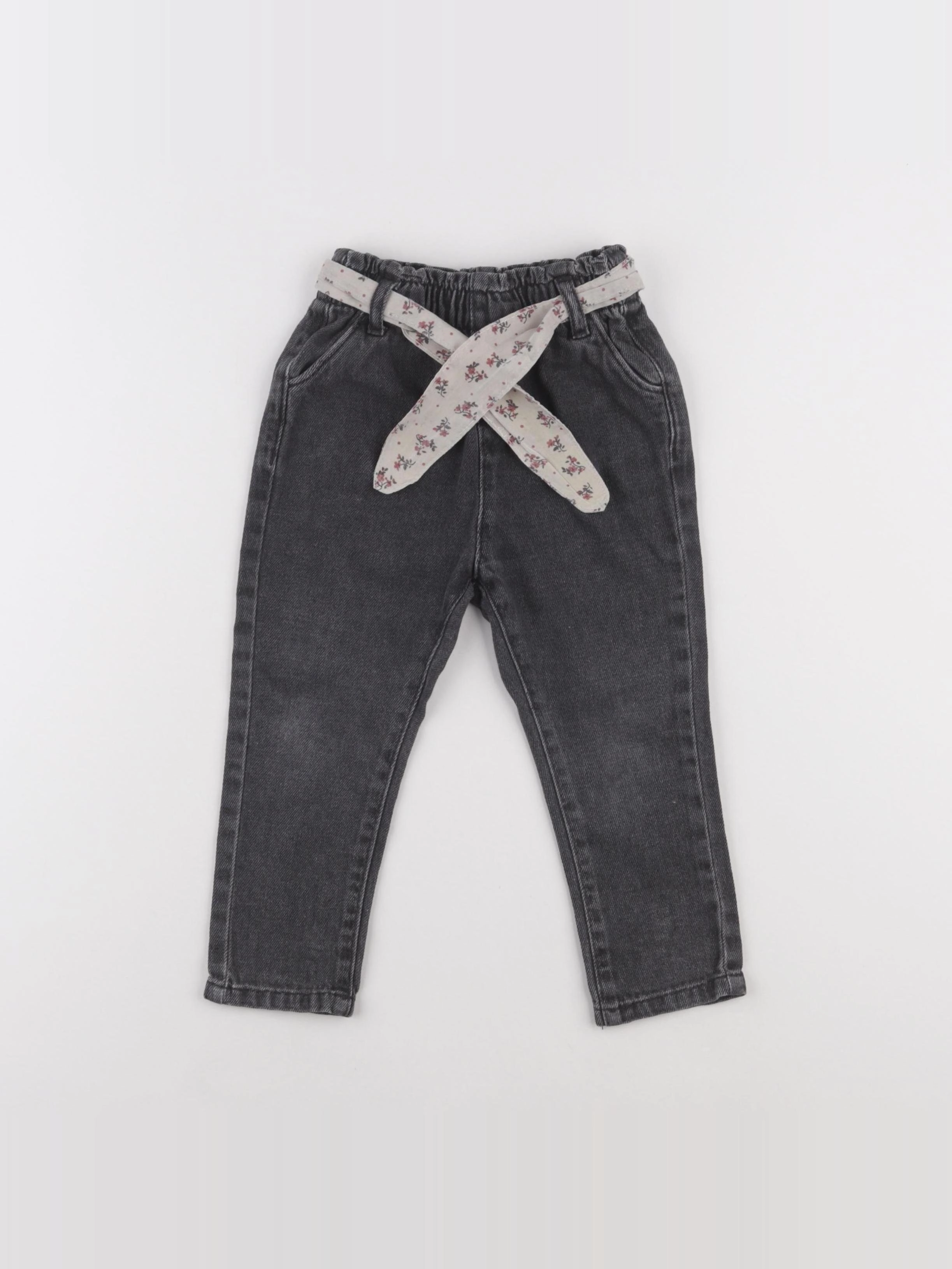 Vertbaudet - jean gris - 24 mois