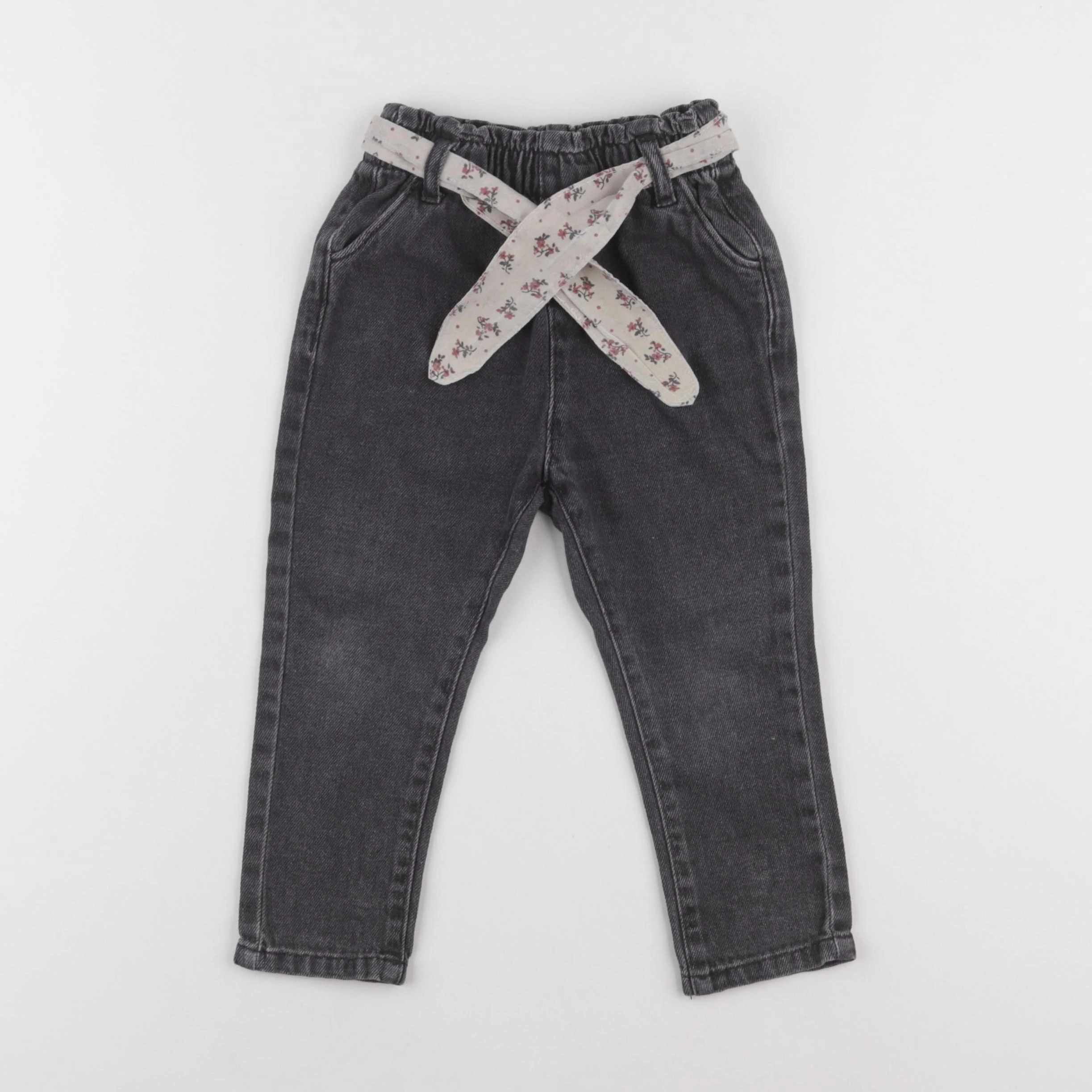 Vertbaudet - jean gris - 24 mois