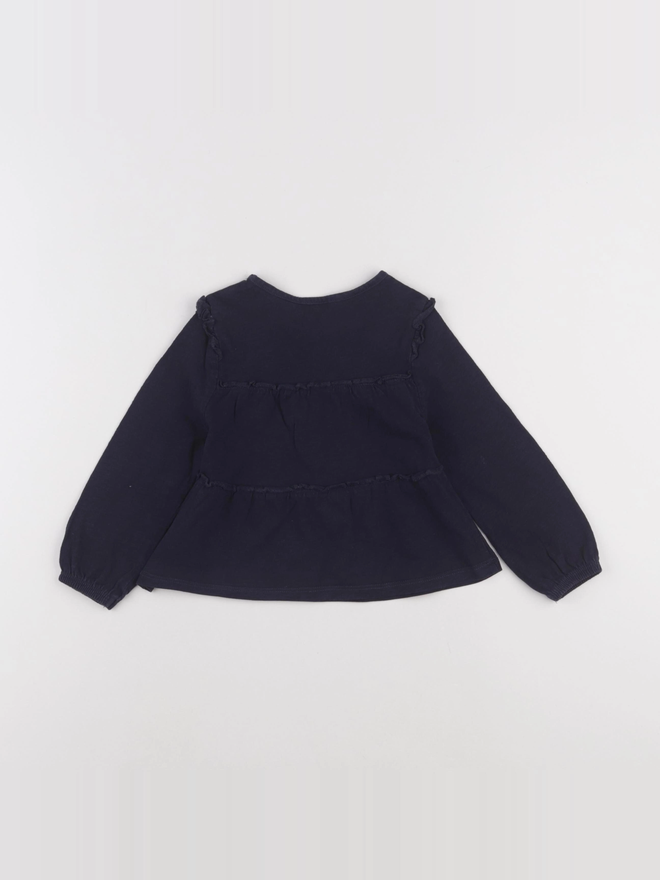 Vertbaudet - tee-shirt bleu - 2 ans