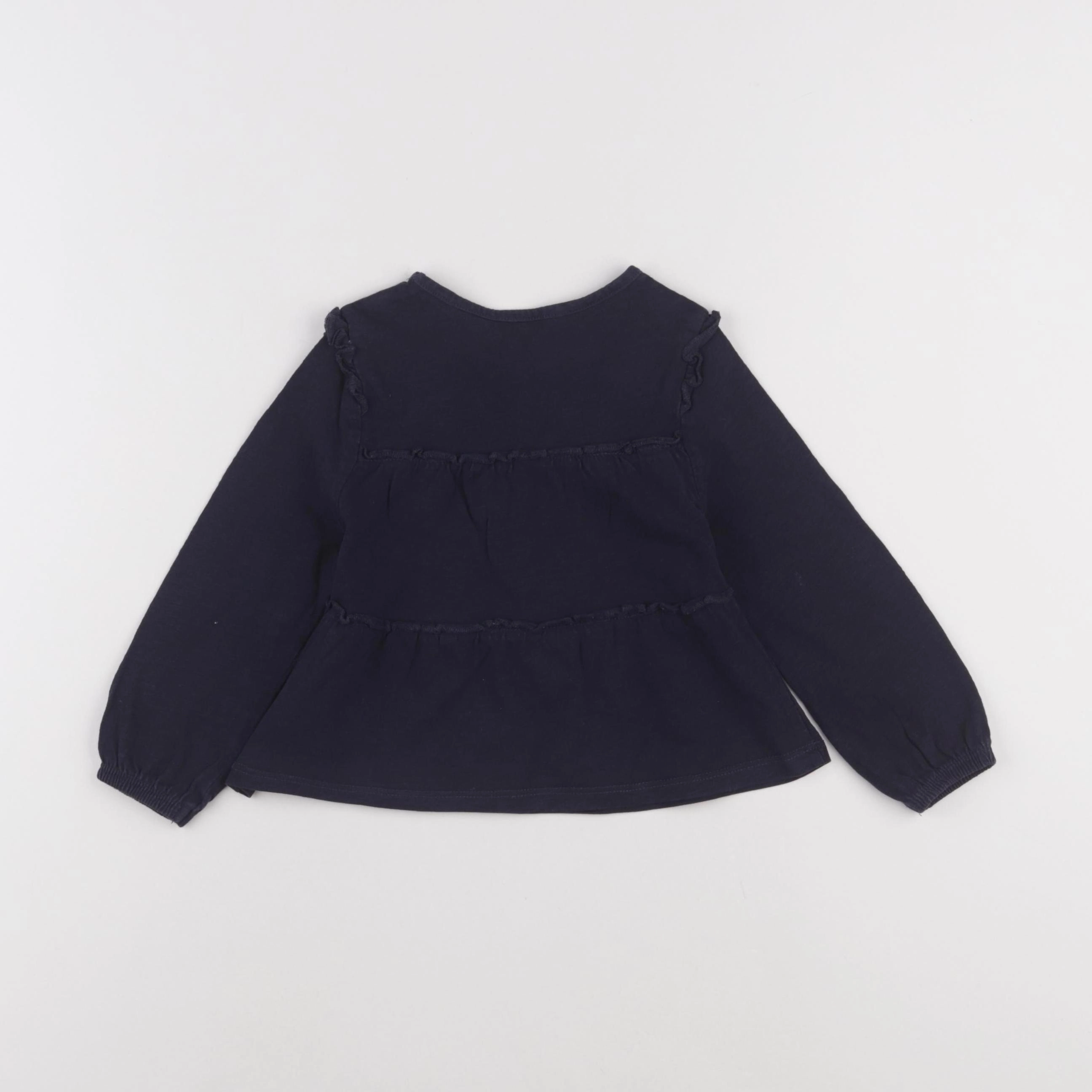 Vertbaudet - tee-shirt bleu - 2 ans