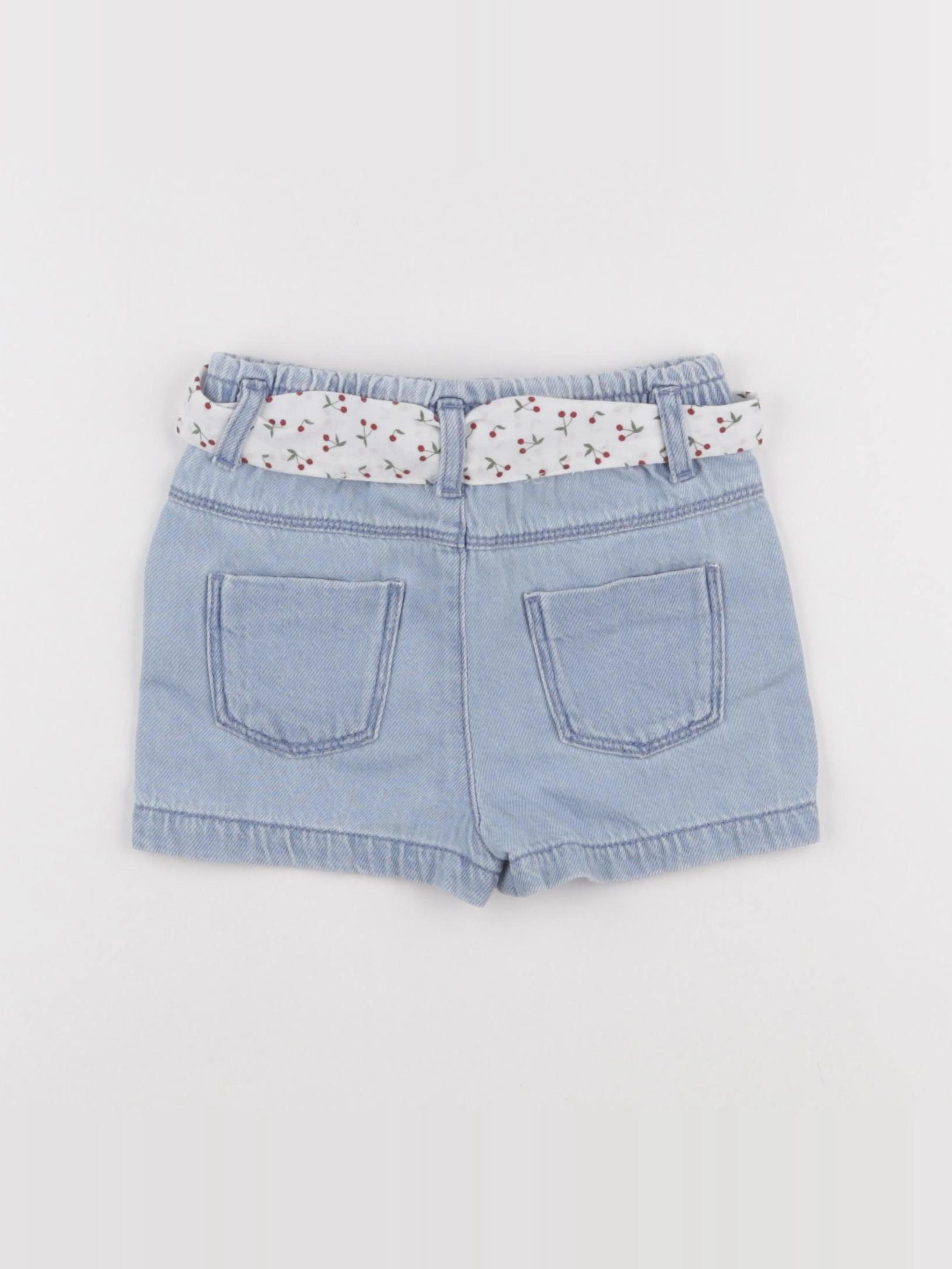 Vertbaudet - short bleu - 18 mois
