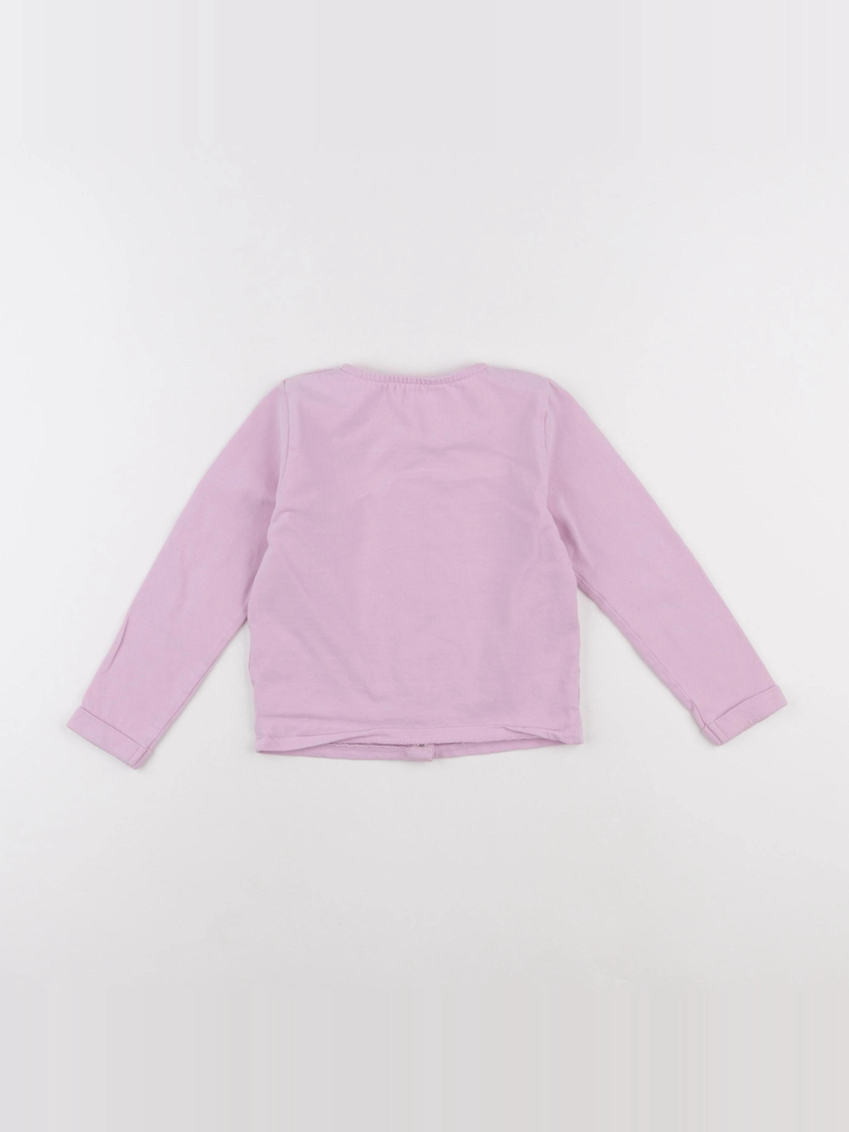 Vertbaudet - tee-shirt rose - 4 ans