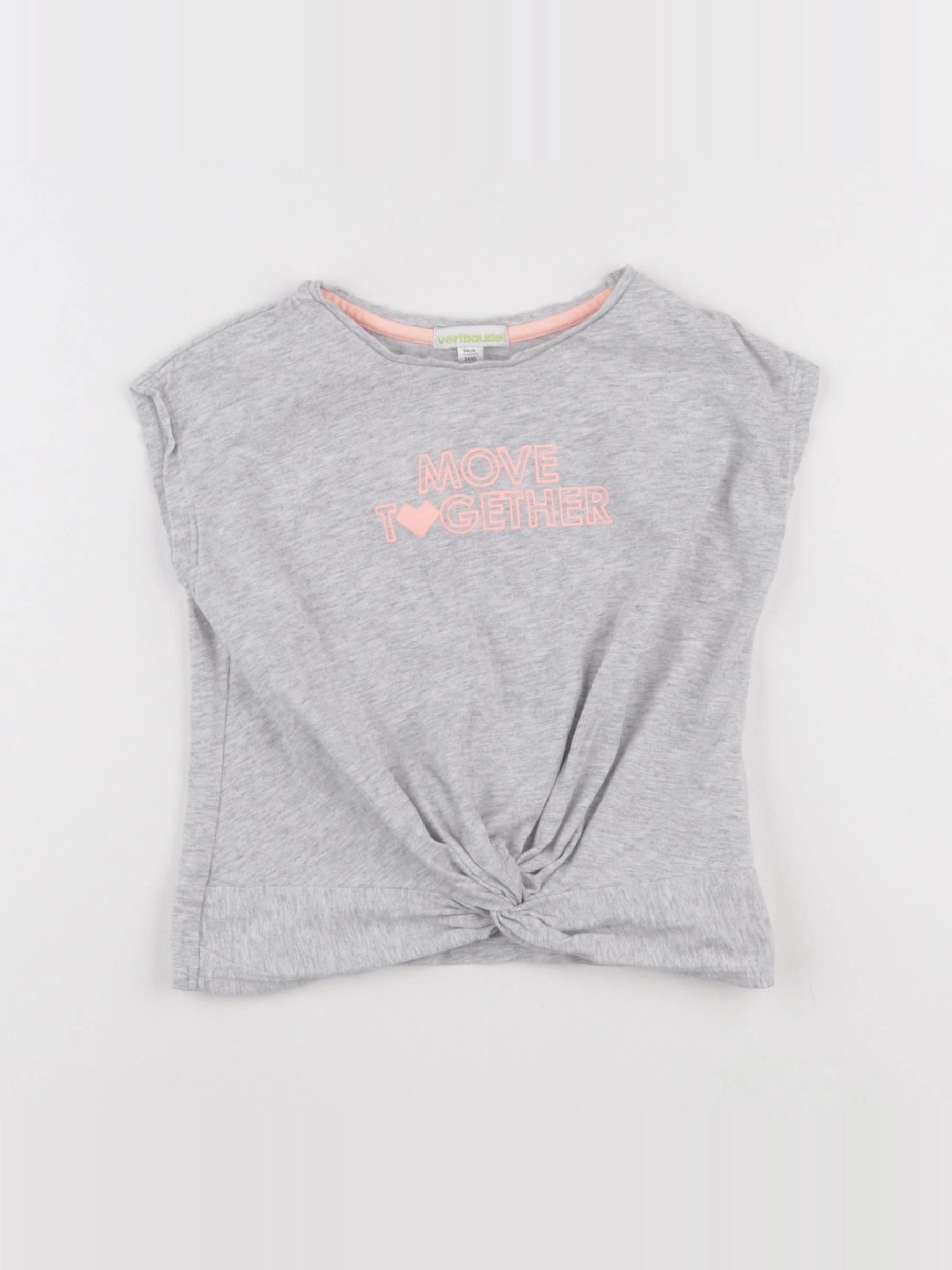 Vertbaudet - tee-shirt gris - 3 ans