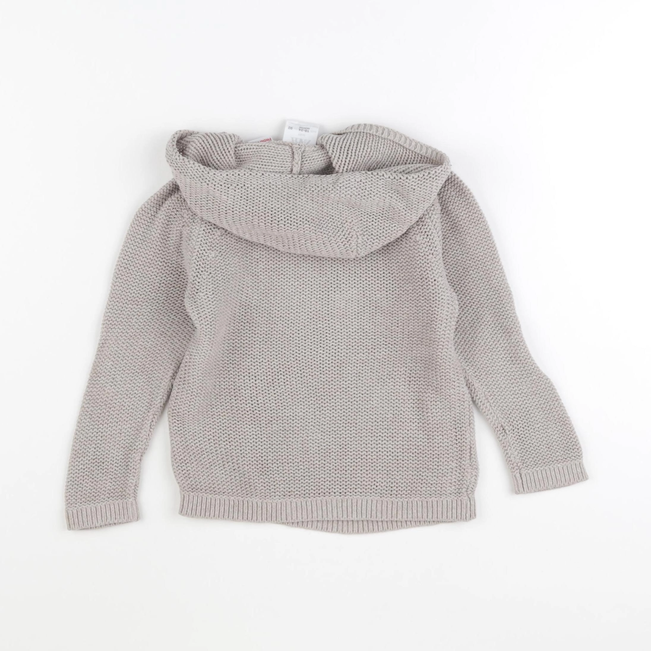 Zara - pull gris - 18/24 mois