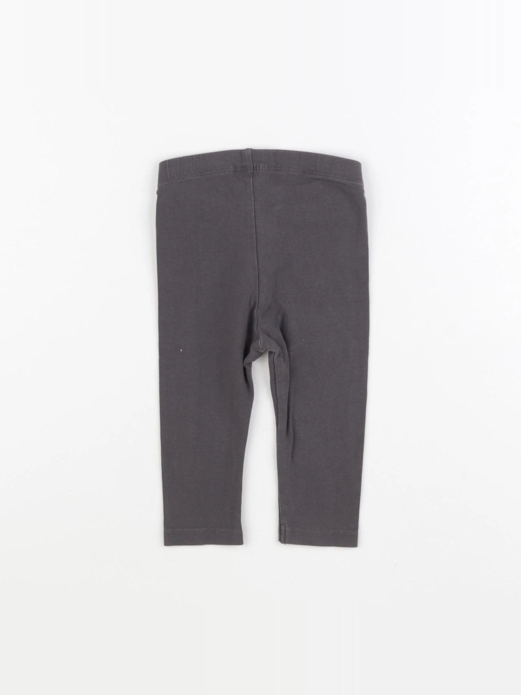 H&M - legging gris - 6/9 mois