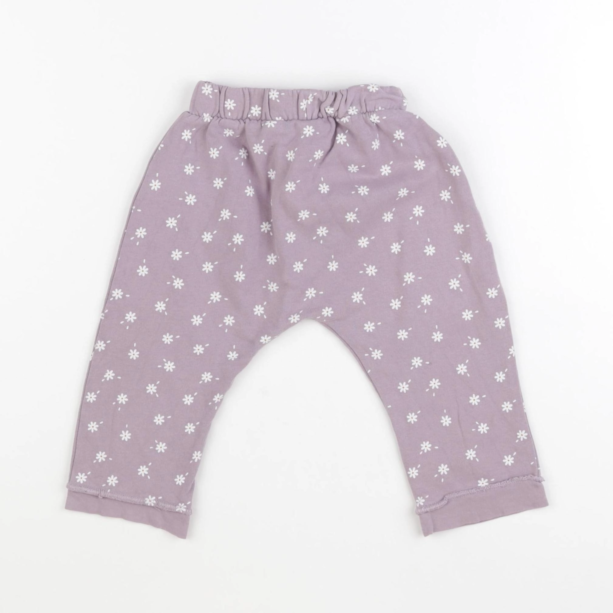 Vertbaudet - pantalon violet - 12 mois