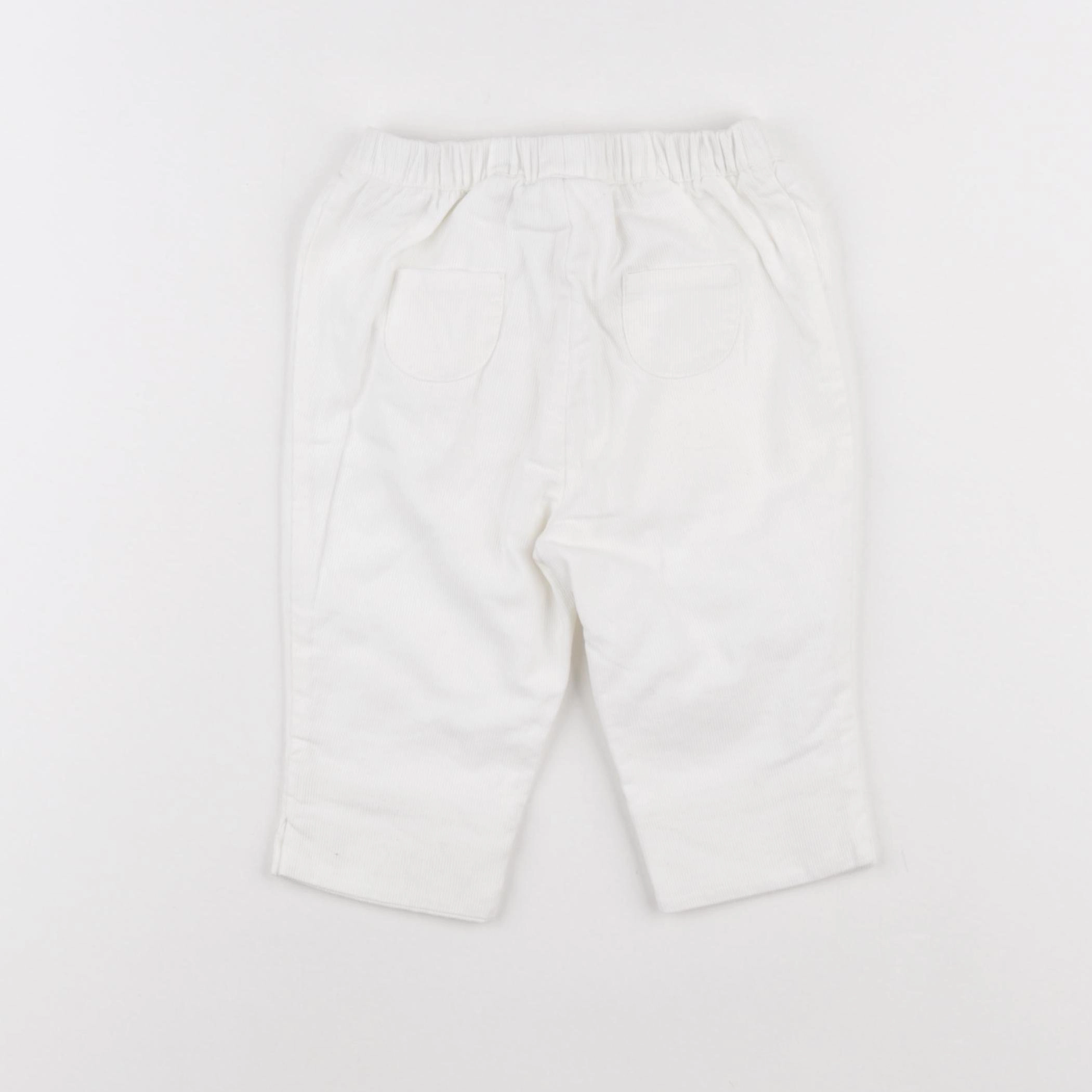 Cyrillus - pantalon blanc - 12 mois