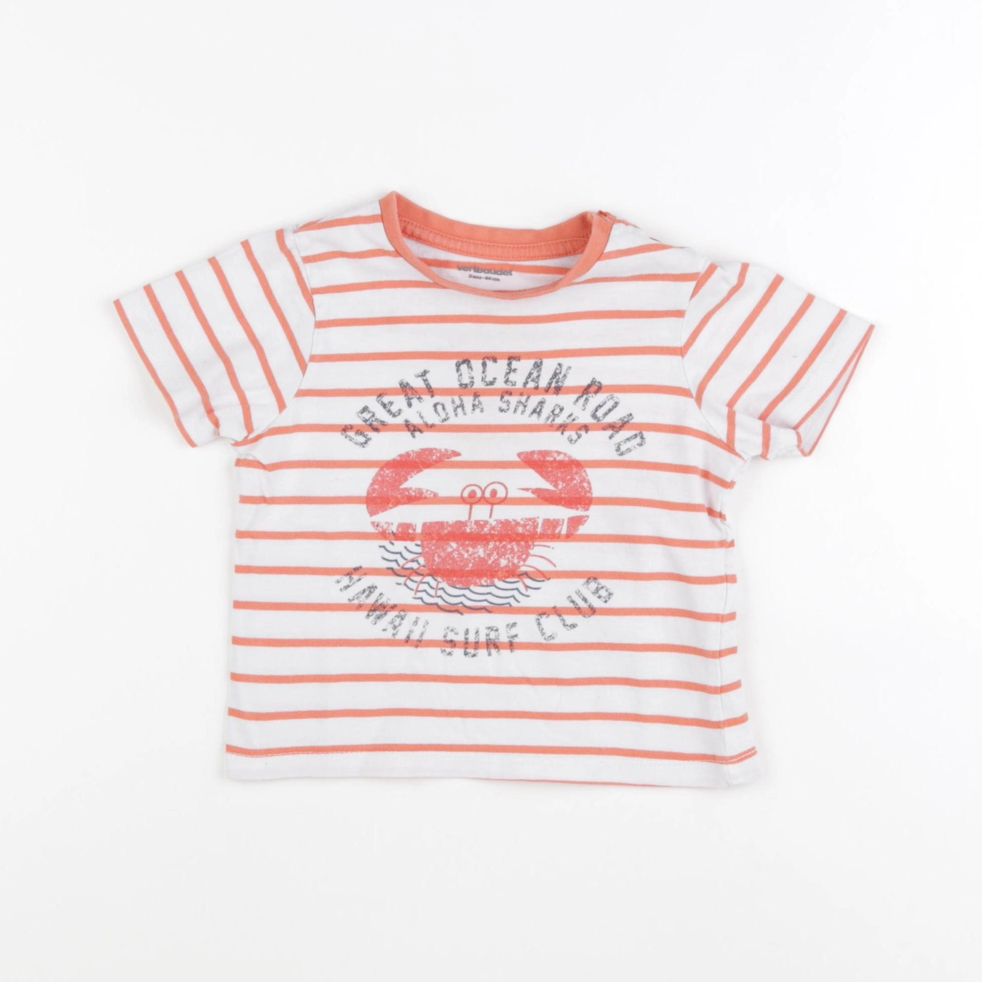 Vertbaudet - tee-shirt blanc - 2 ans