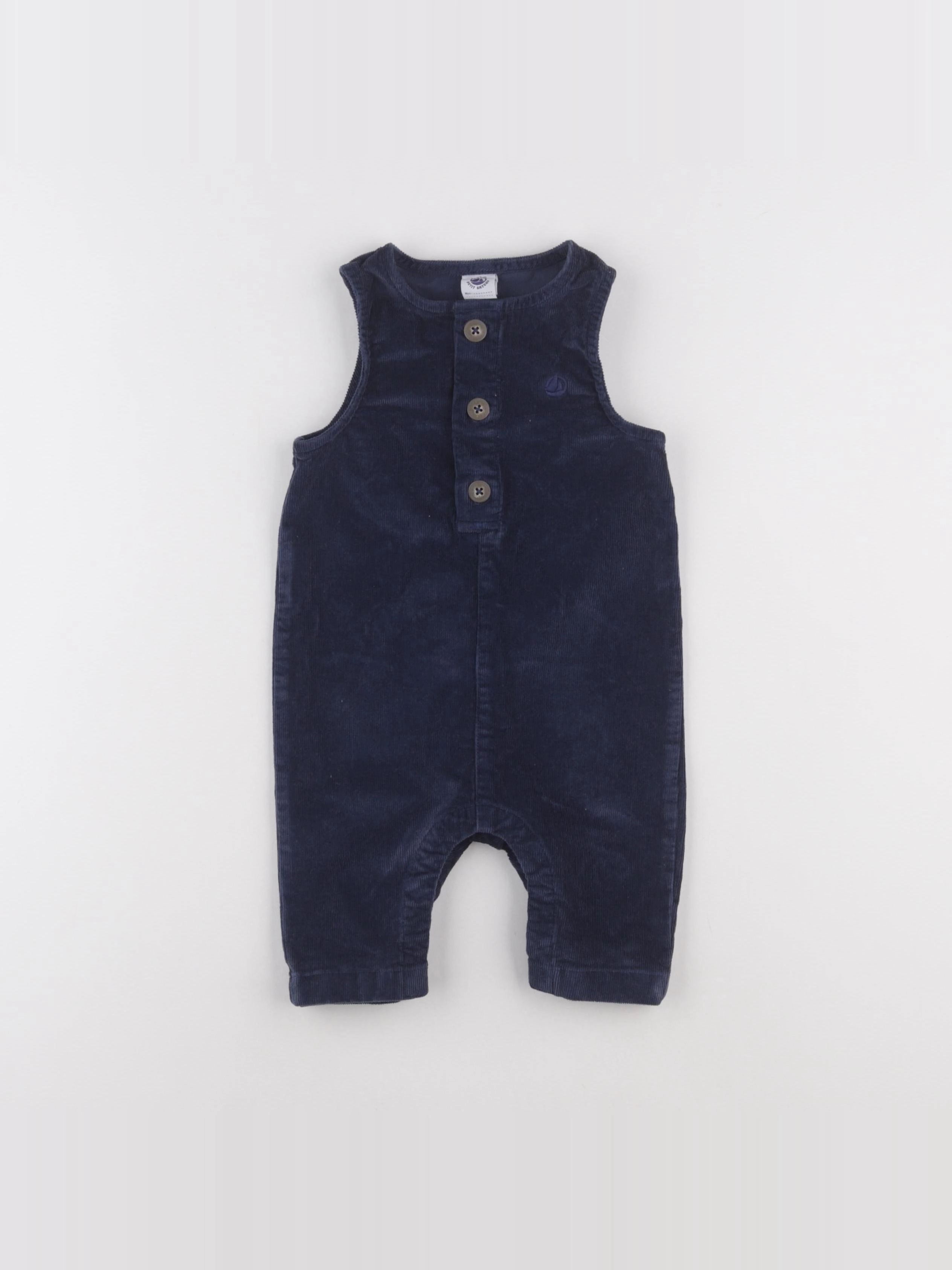 Petit Bateau - combinaison bleu - 6 mois