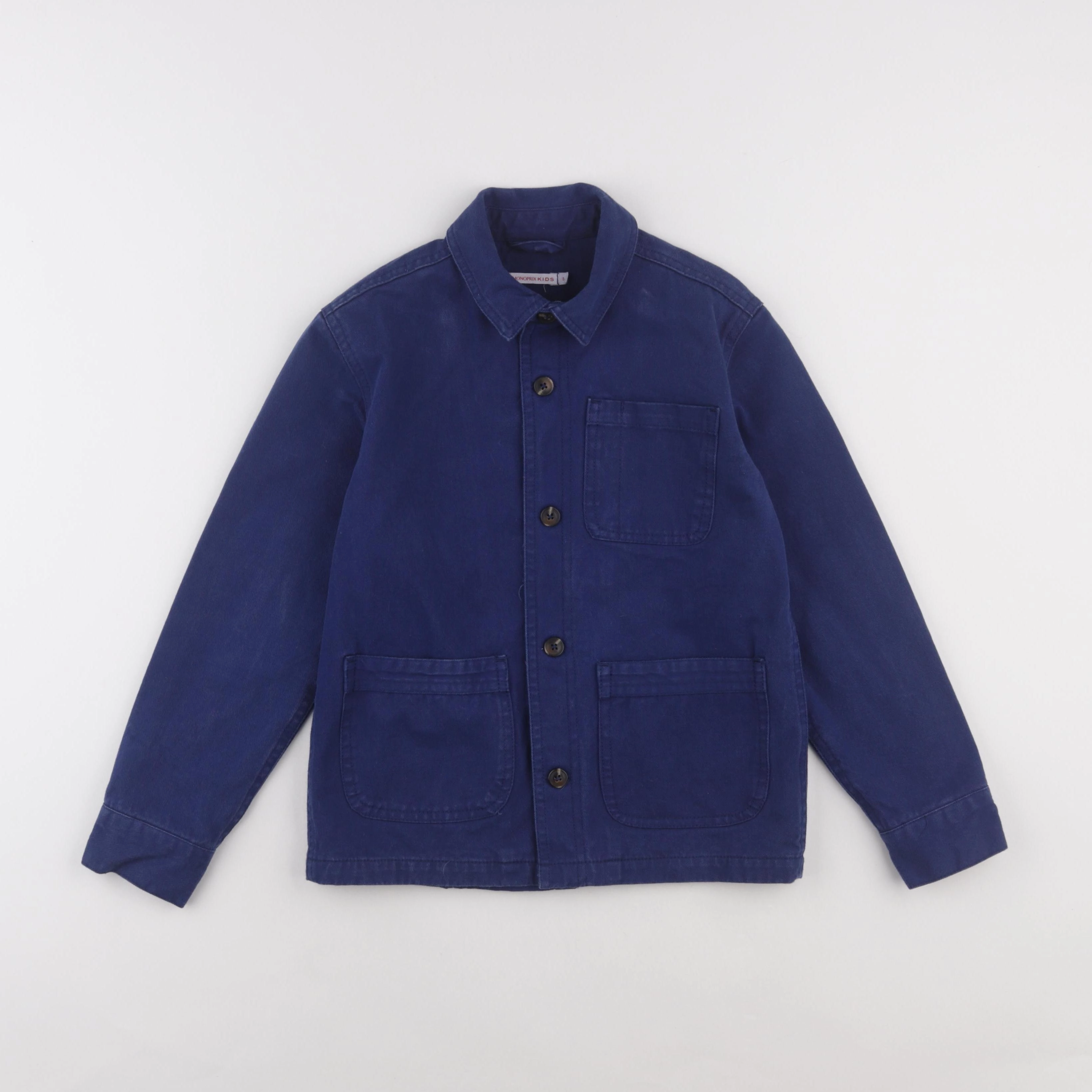 Monoprix - veste bleu - 8 ans