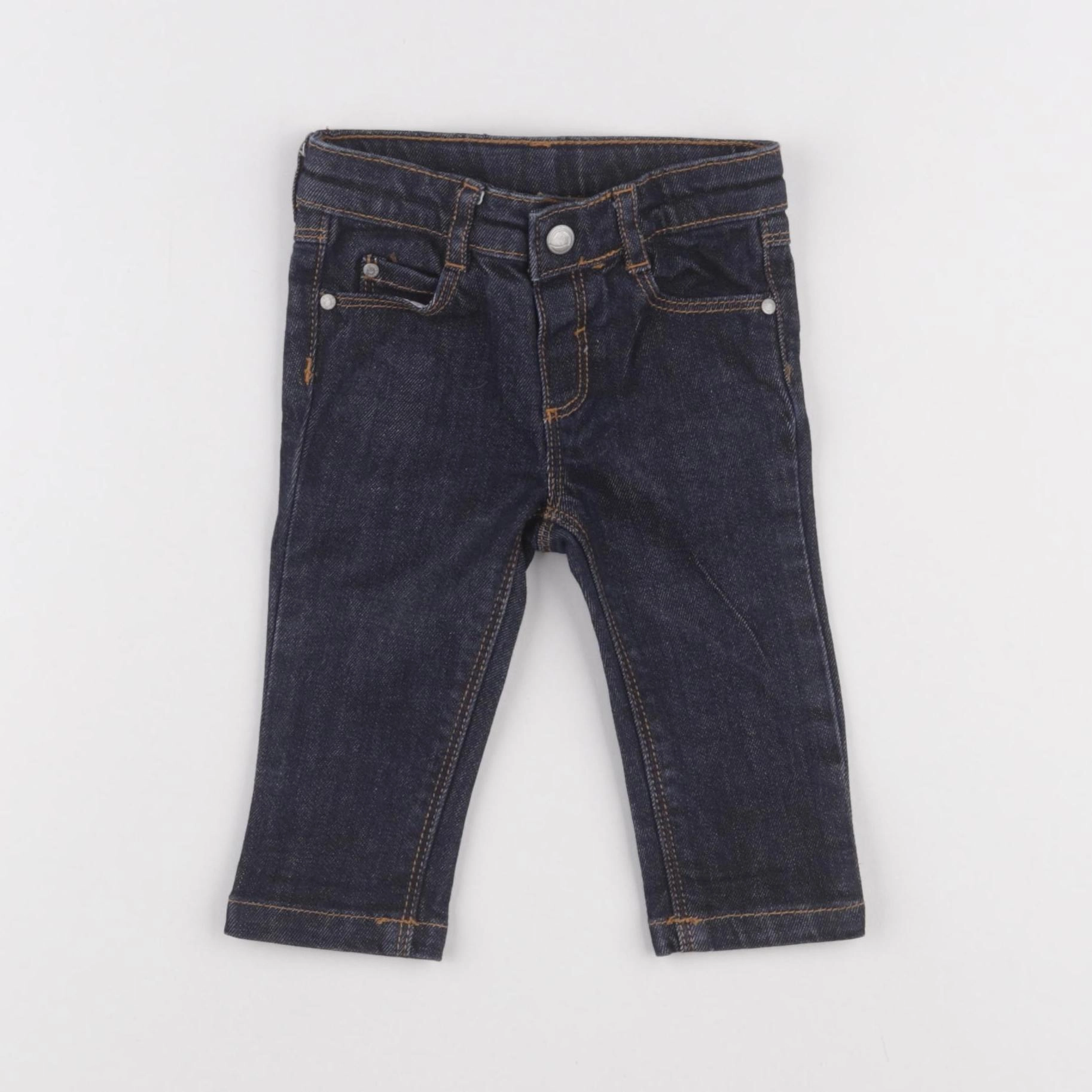 Petit Bateau - jean bleu - 6 mois