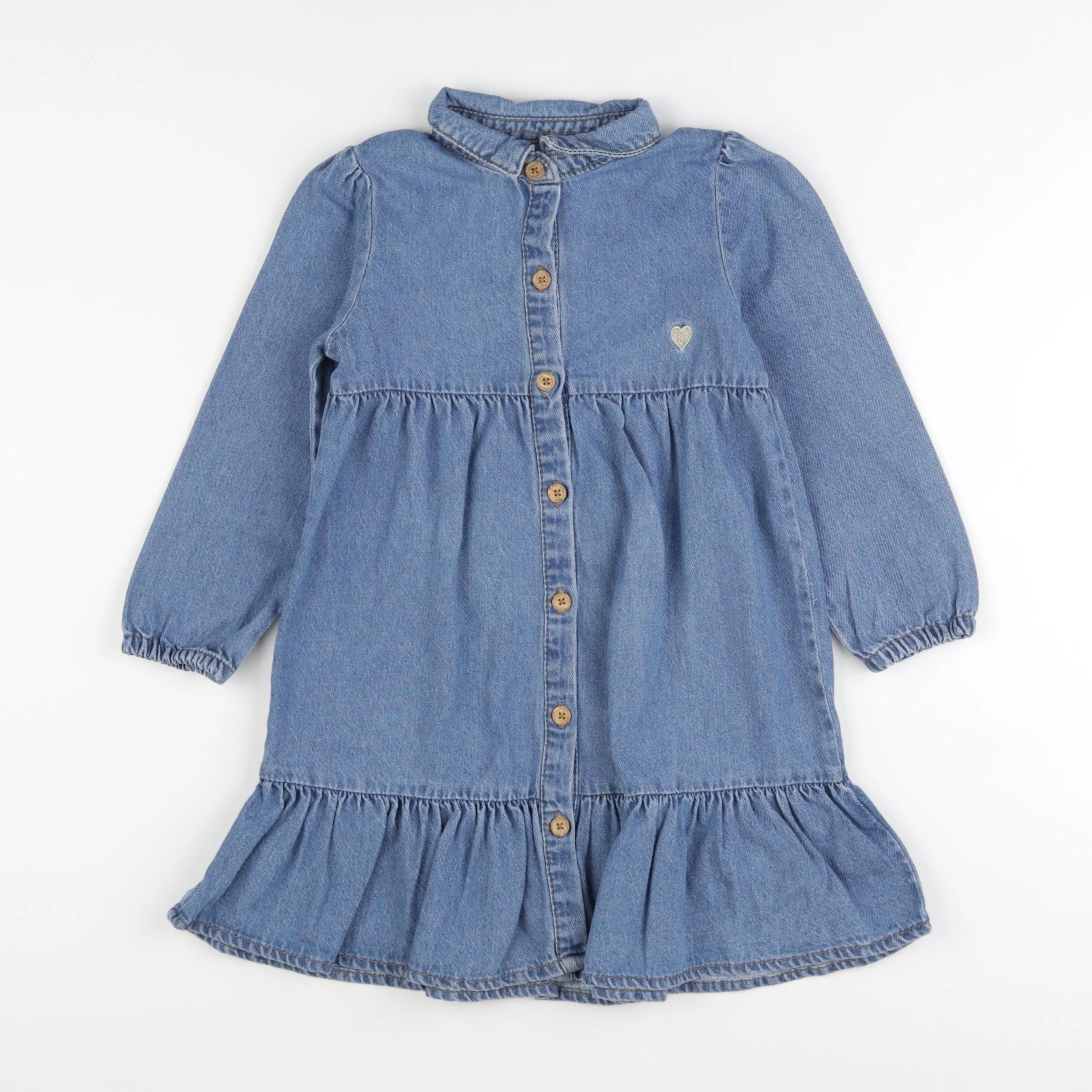 Vertbaudet - robe bleu - 5 ans