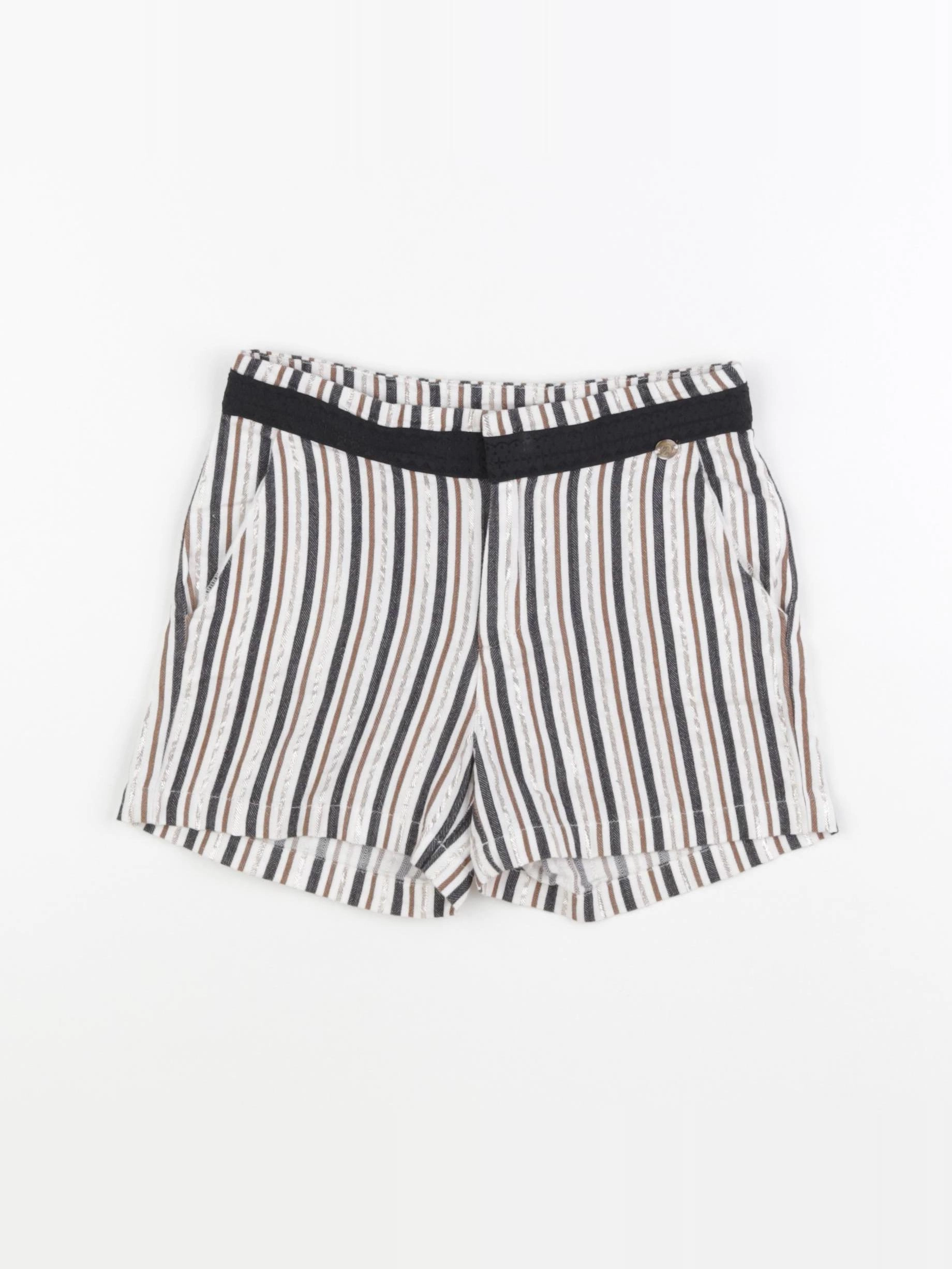 IKKS - short blanc - 7 ans