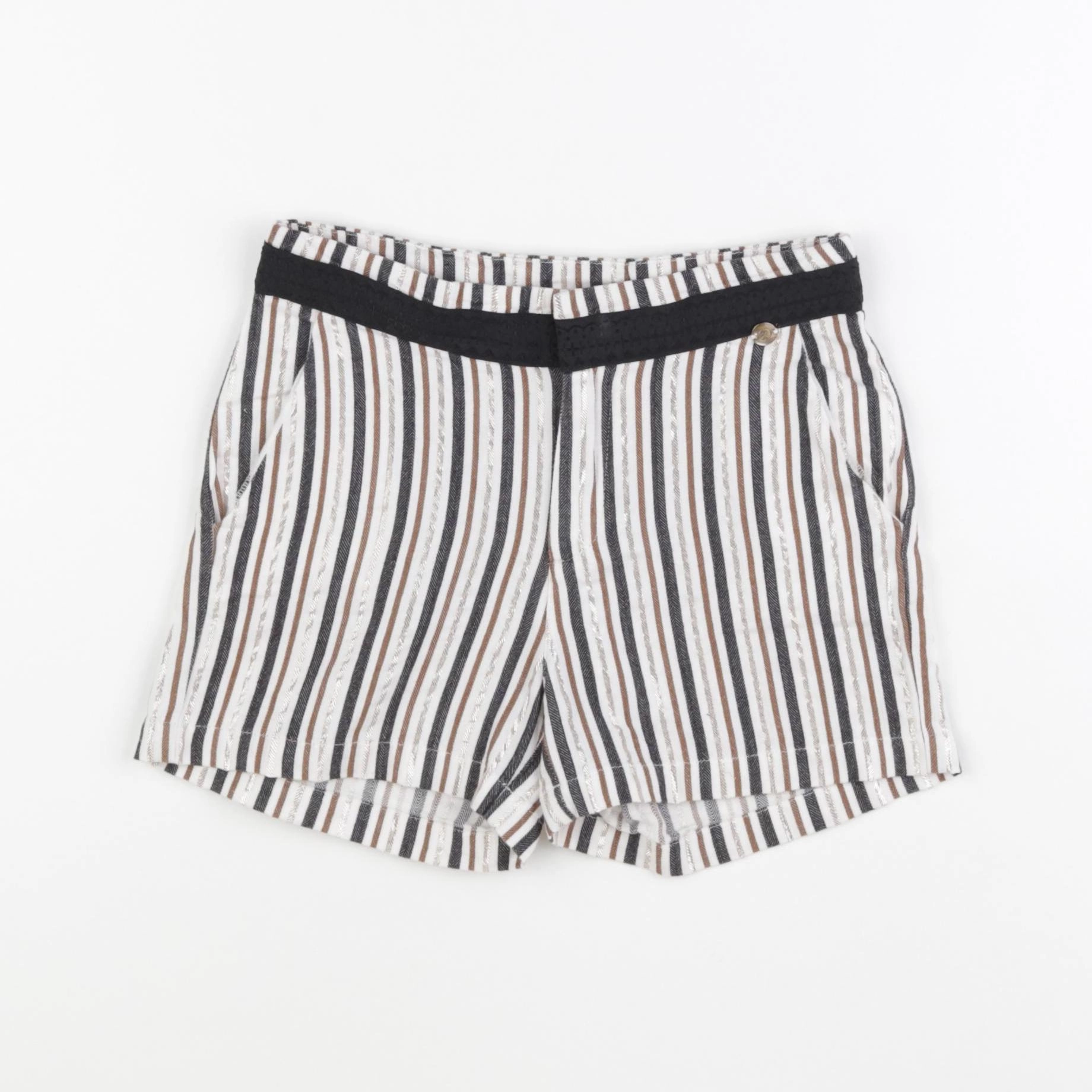 IKKS - short blanc - 7 ans