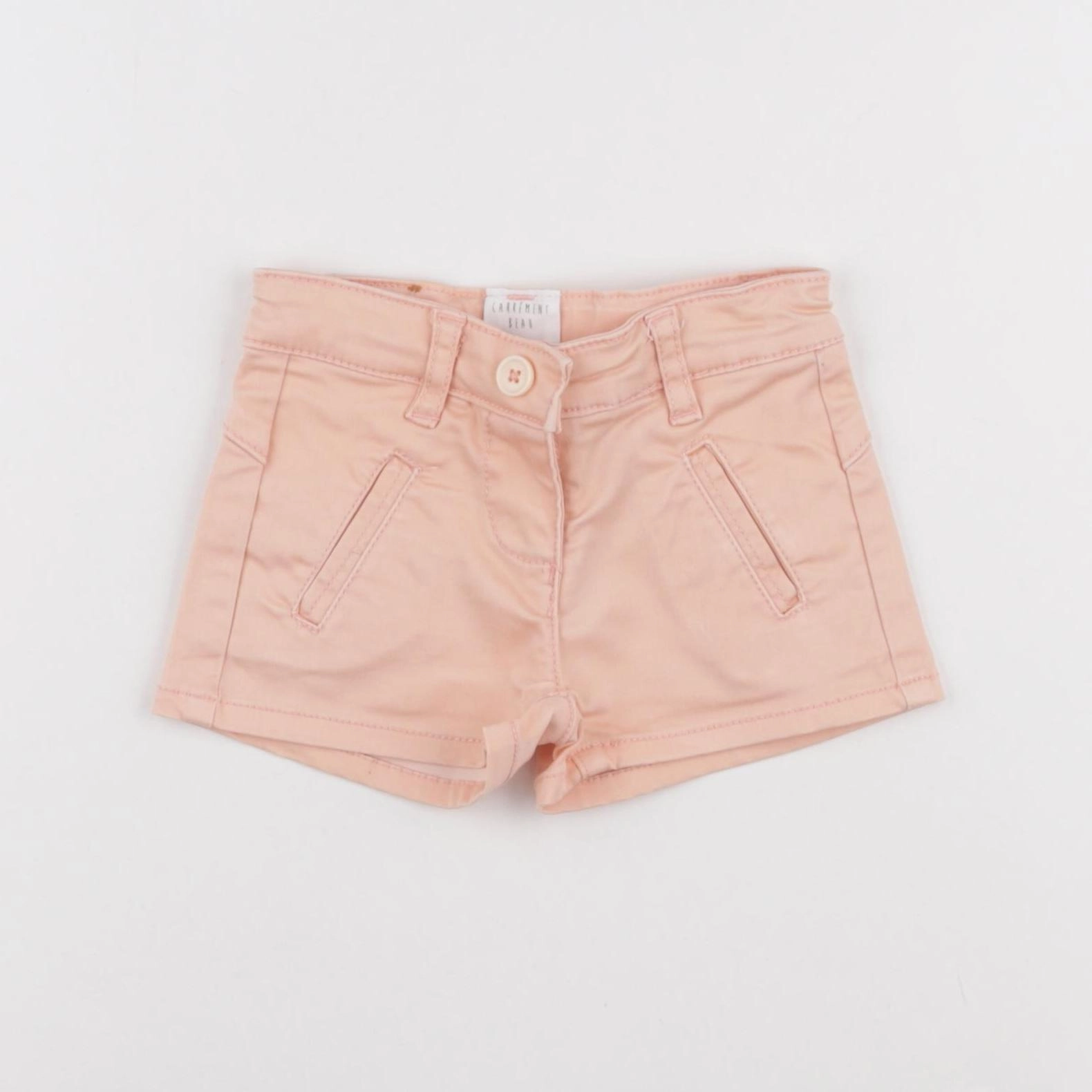 Carrément Beau - short orange - 2 ans