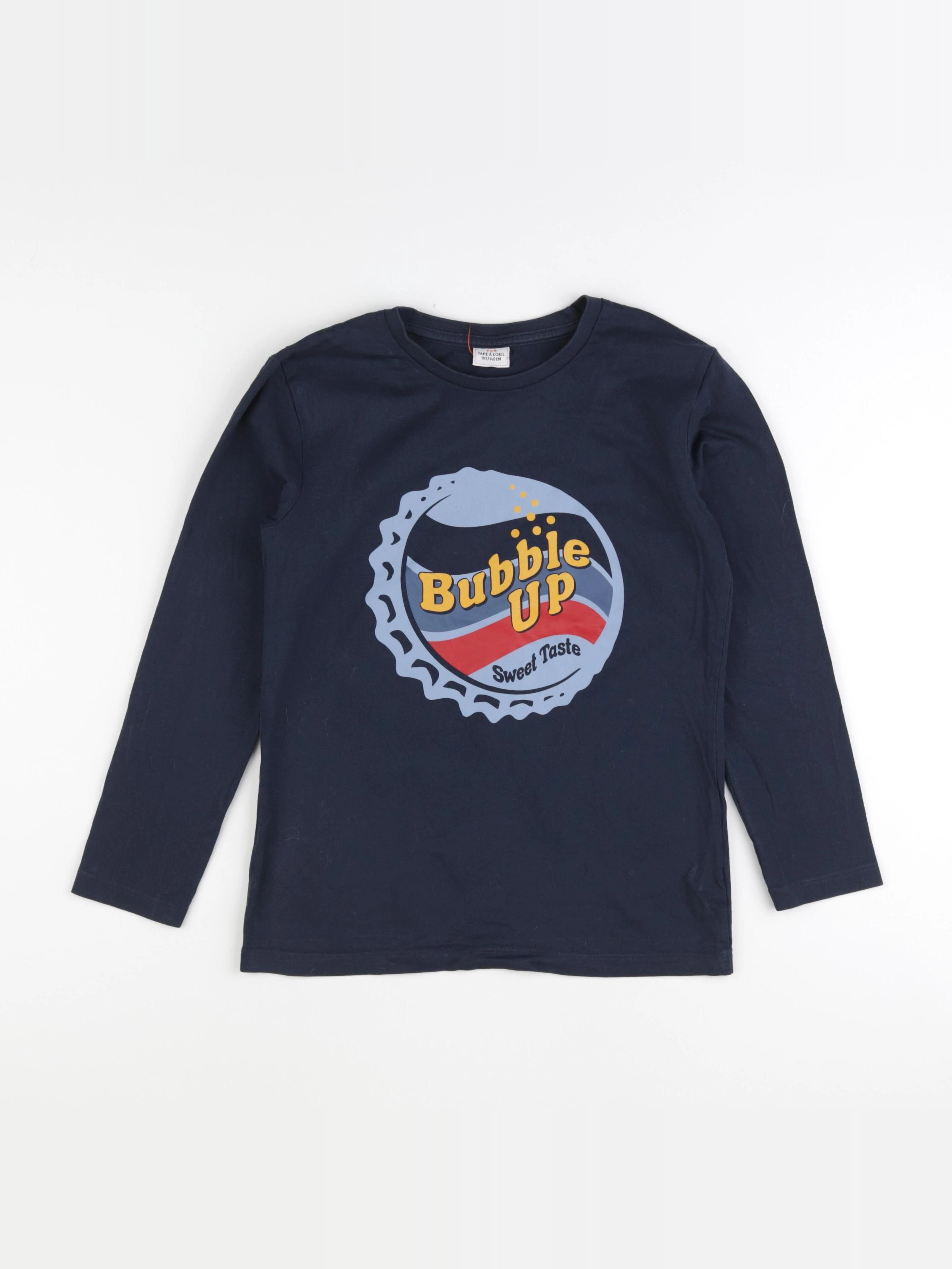 Tape à l'oeil - tee-shirt bleu - 10 ans