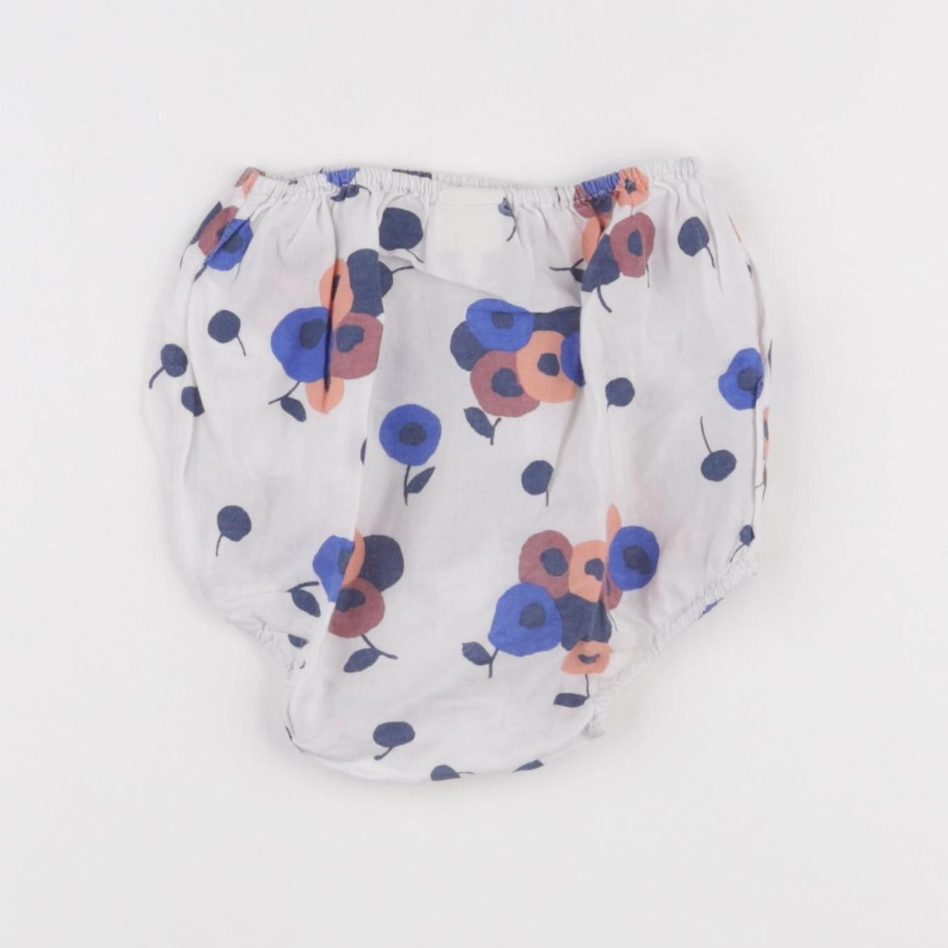 Bonton - bloomer blanc, bleu - 6 mois