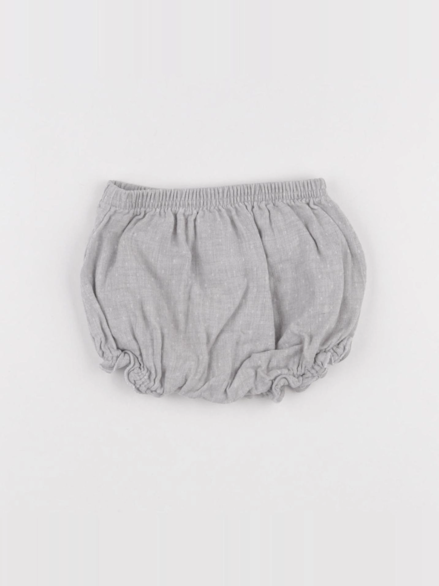 Petit Bateau - bloomer gris - 6 mois