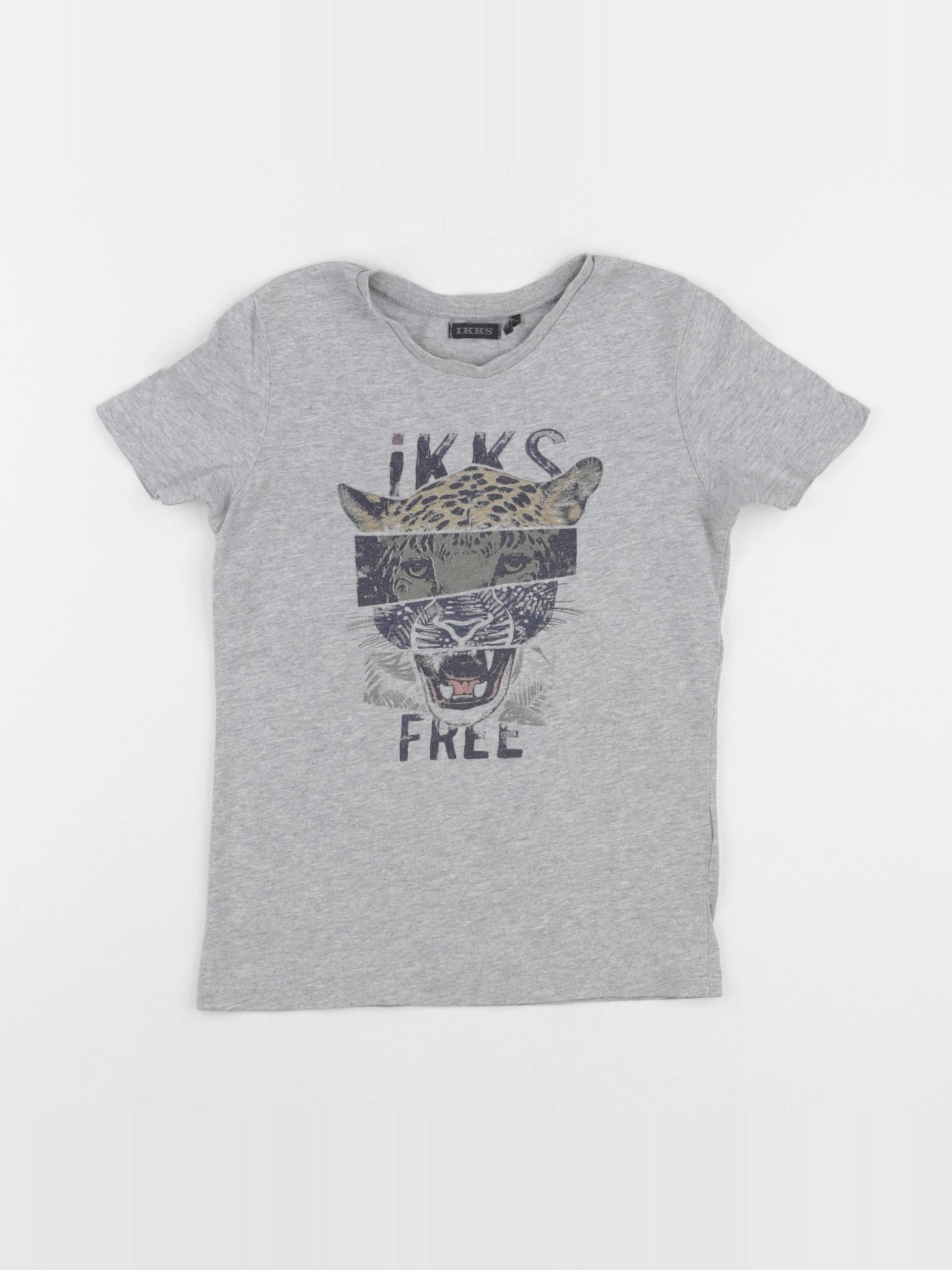 IKKS - tee-shirt gris - 6 ans