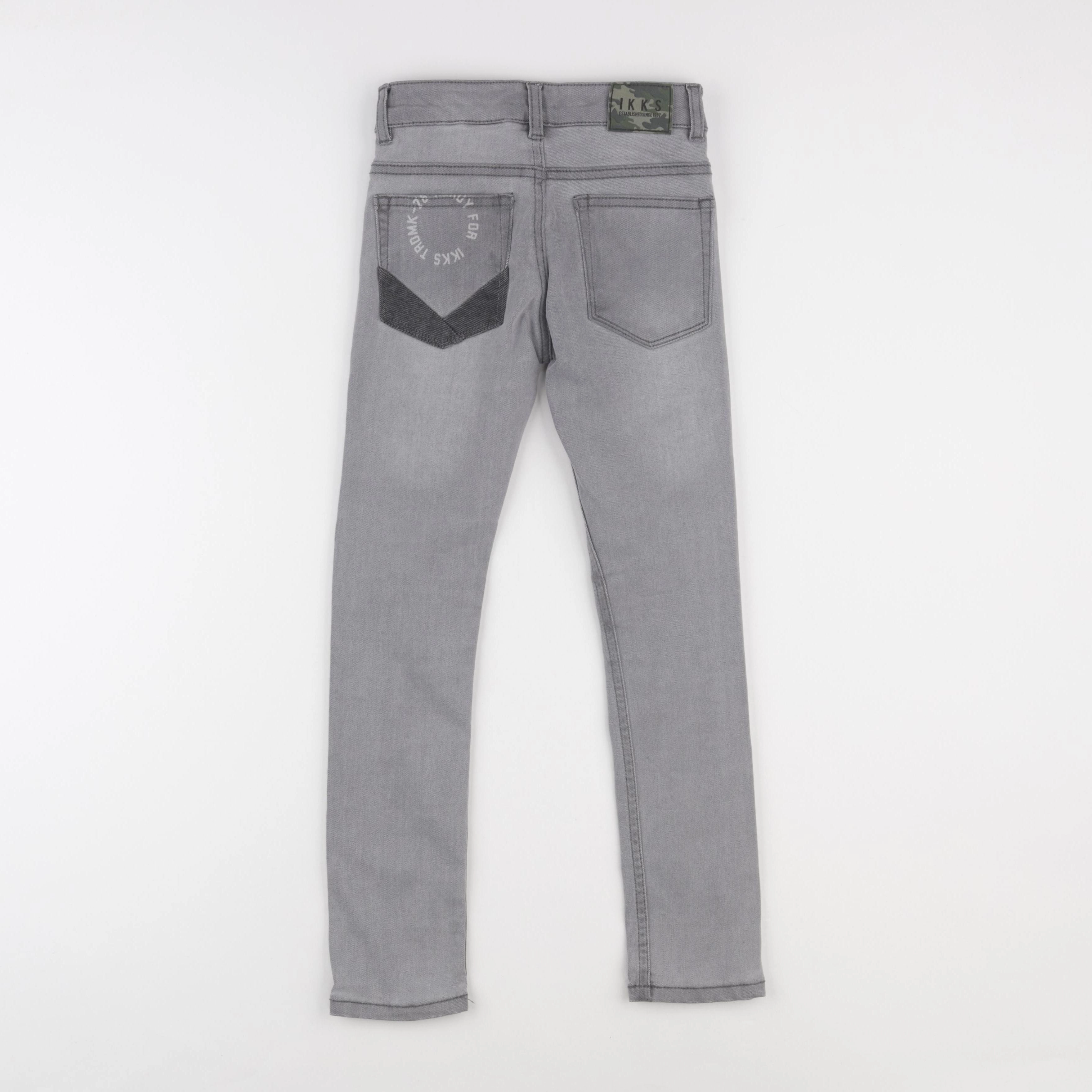 IKKS - jean gris - 8 ans