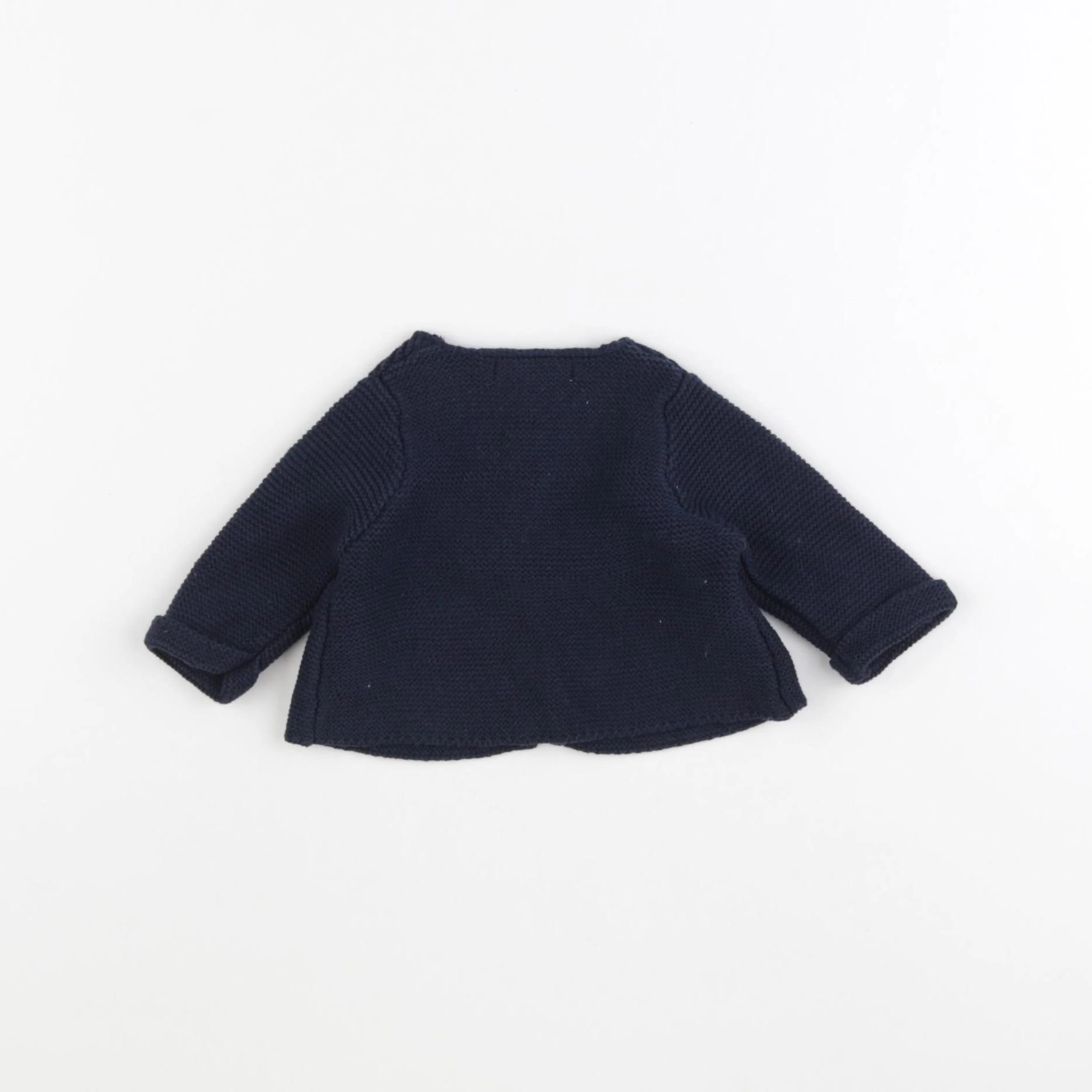 Vertbaudet - gilet bleu - 0 mois