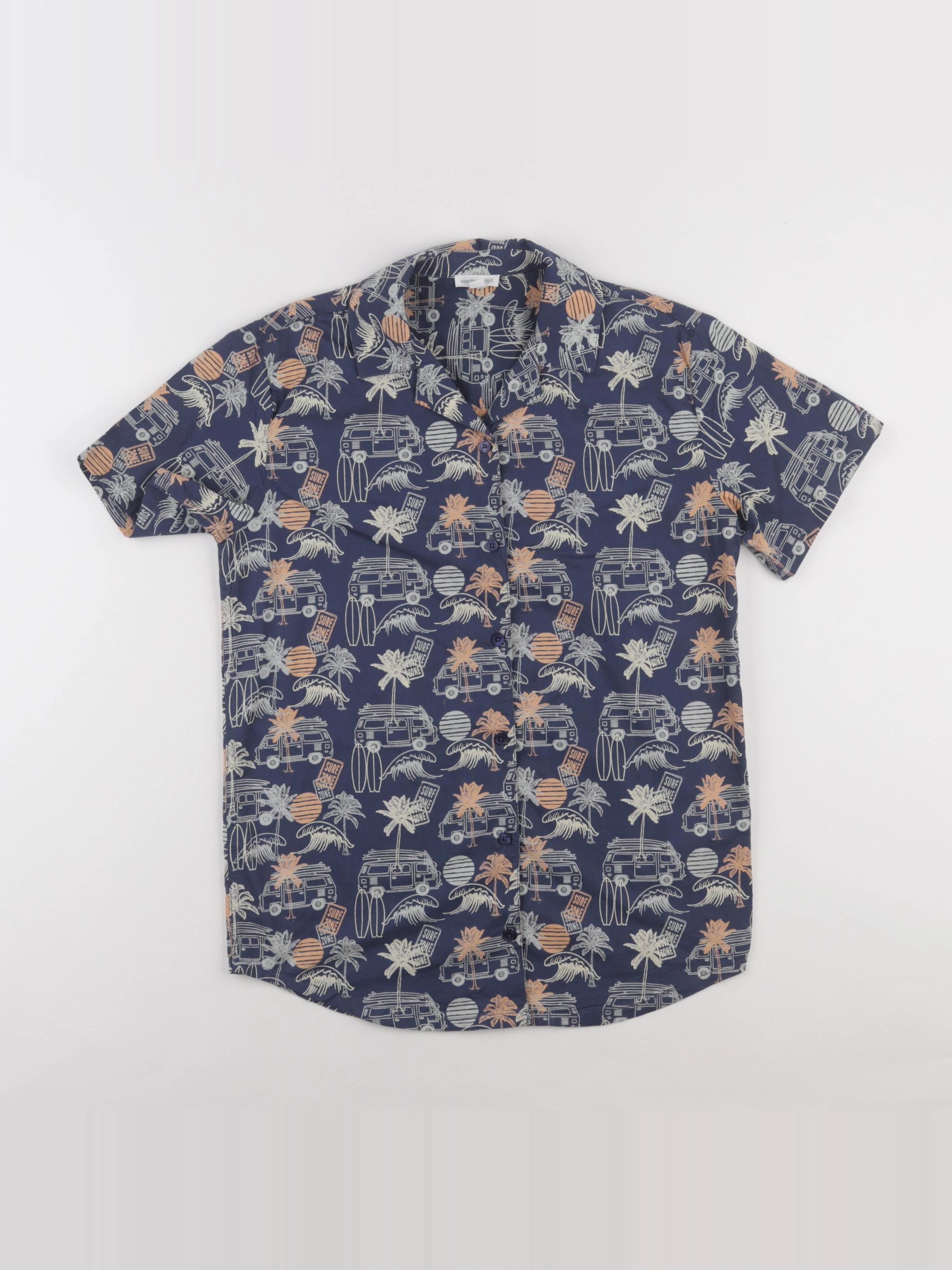 Vertbaudet - chemise gris - 12 ans