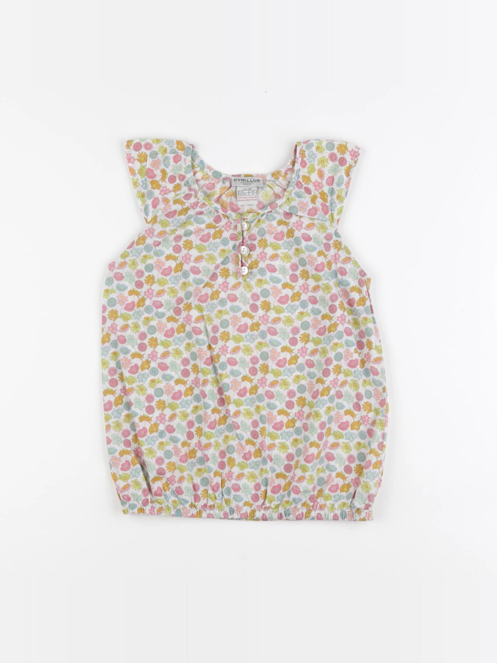 Cyrillus - blouse multicolore - 4 ans