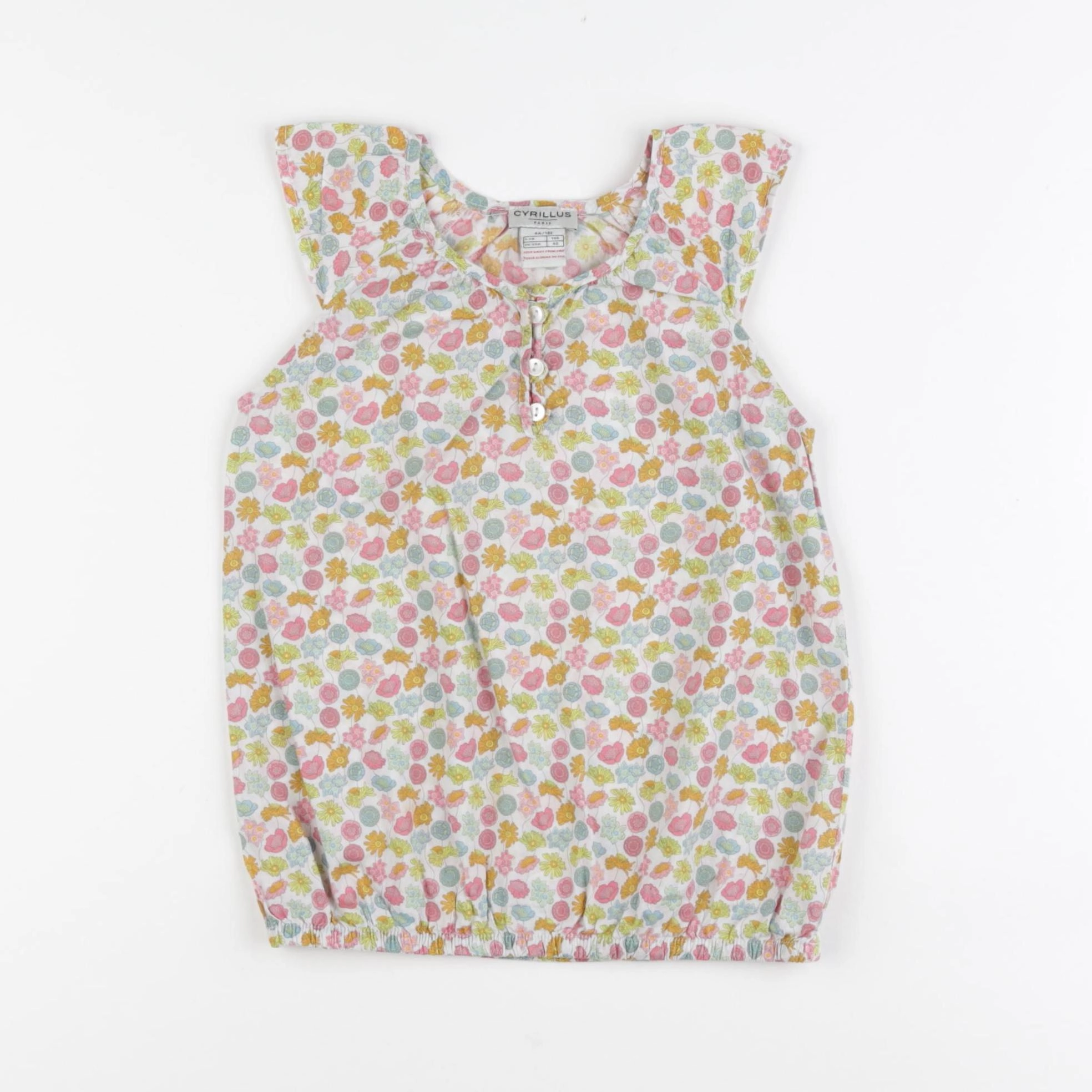 Cyrillus - blouse multicolore - 4 ans
