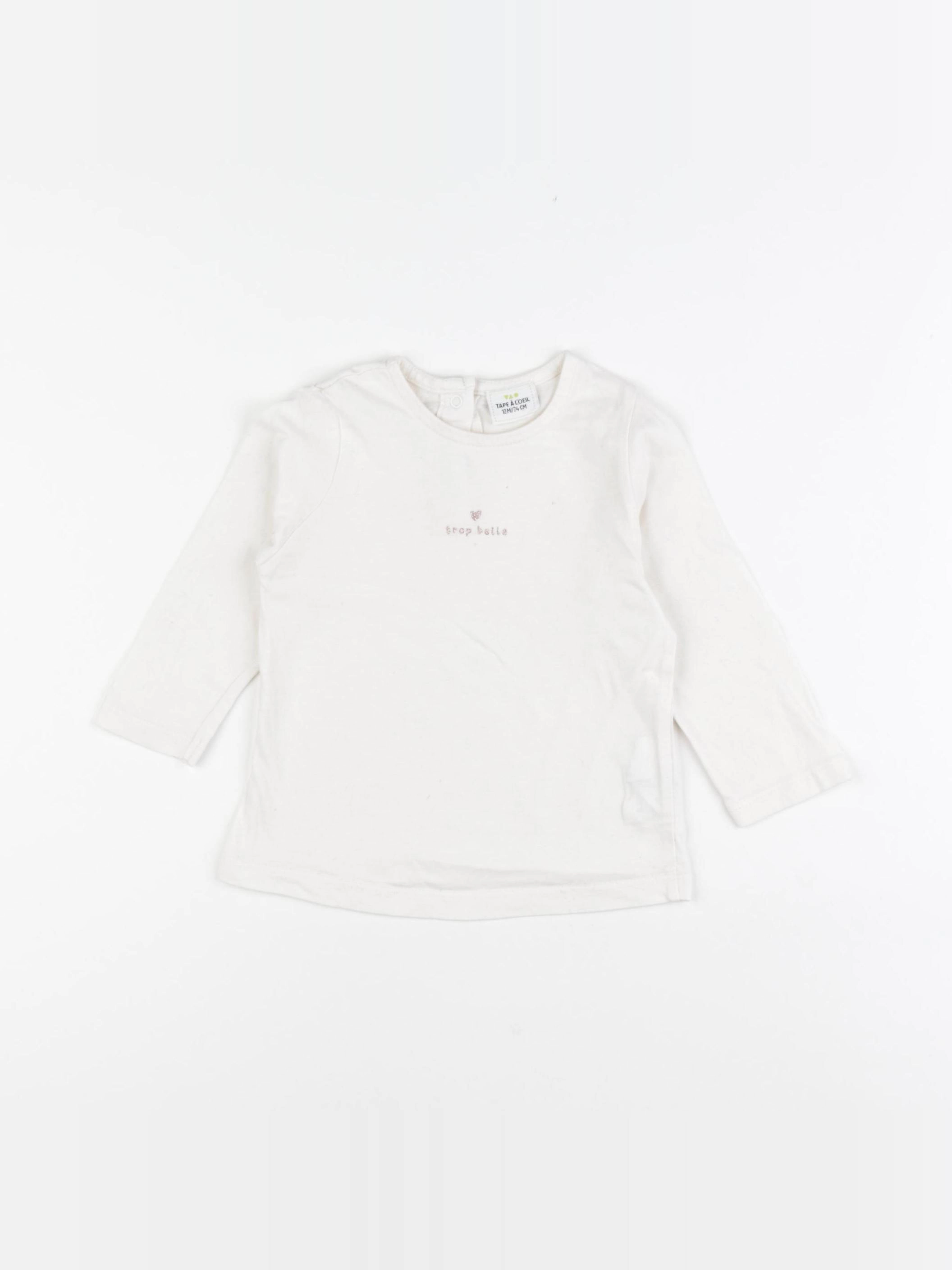 Tape à l'oeil - tee-shirt beige - 12 mois
