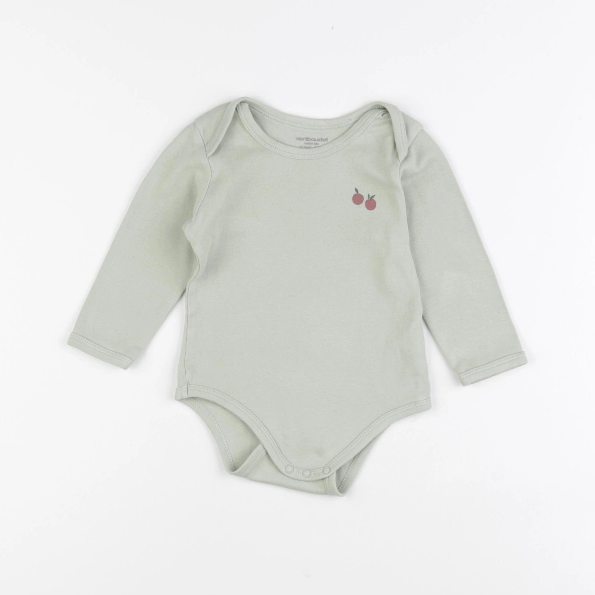 Vertbaudet - body vert - 12 mois